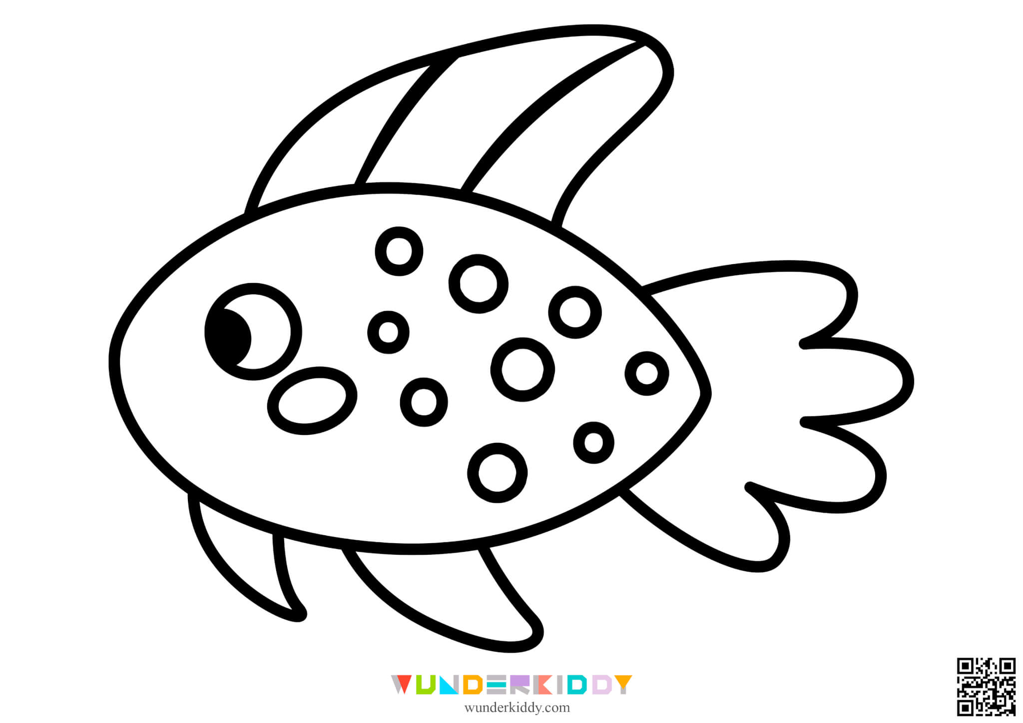 Раскраски Рыбы для детей - Изображение 5