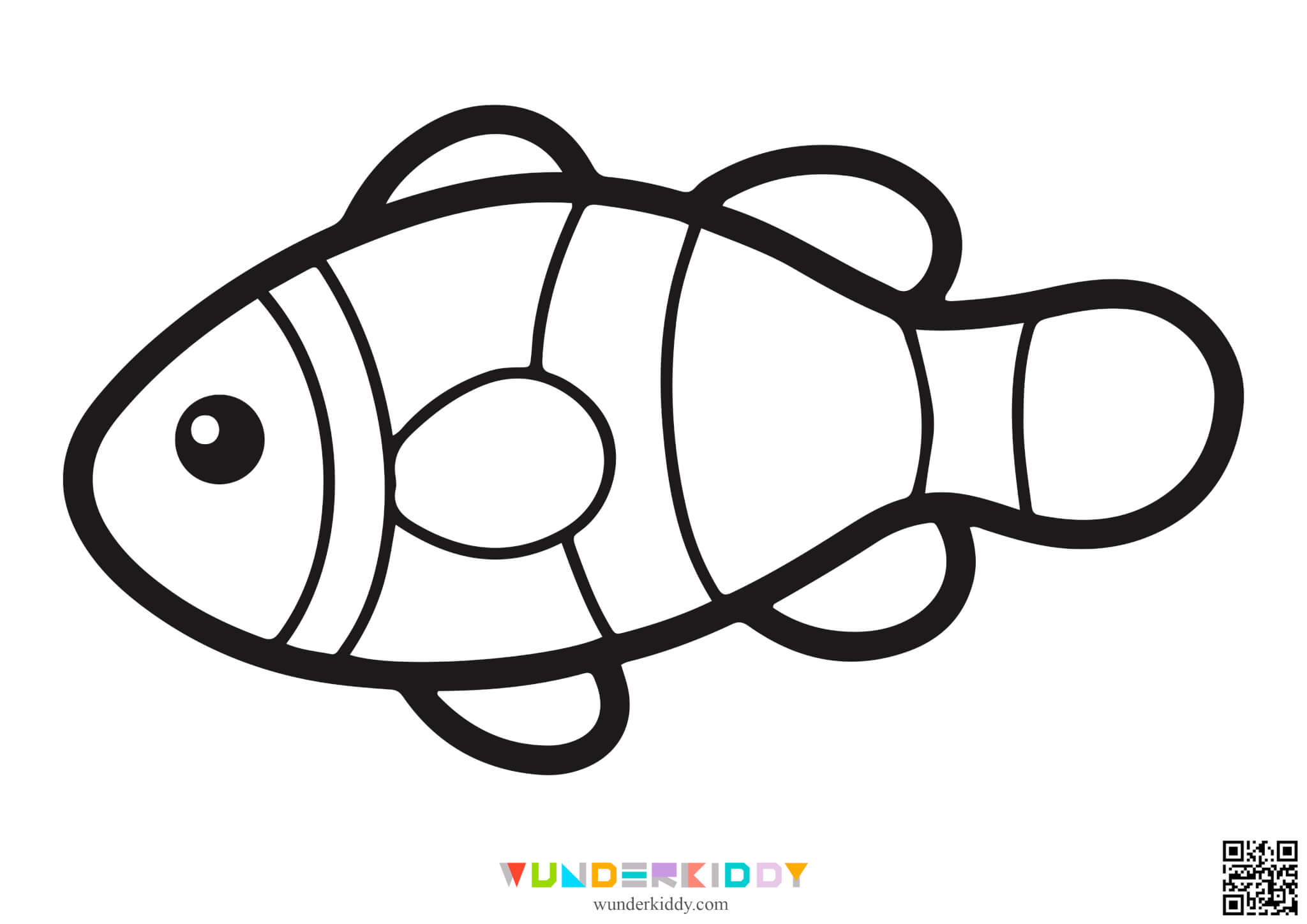 Розмальовки Риби для дітей - Зображення 11