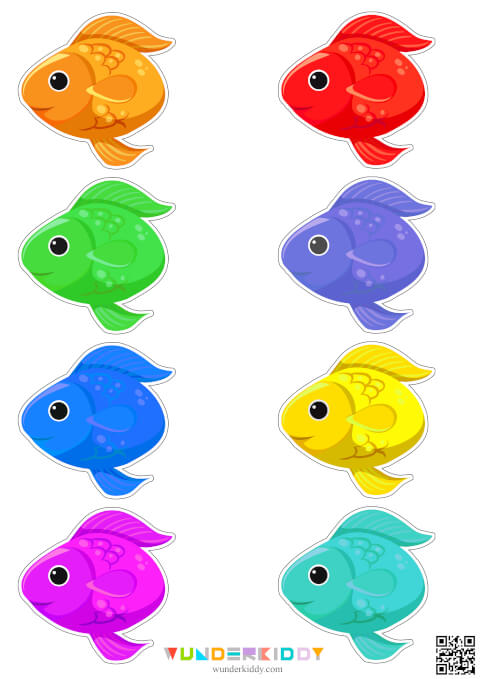 Дидактична гра «Рибки» для малюків - Зображення 2