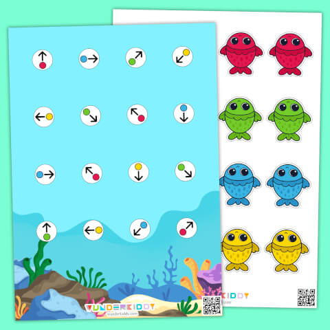 Fish Following Directions Activity - Image 2