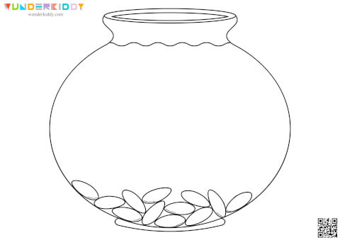 Free Printable Fish Bowl Craft Template for Kindergarten