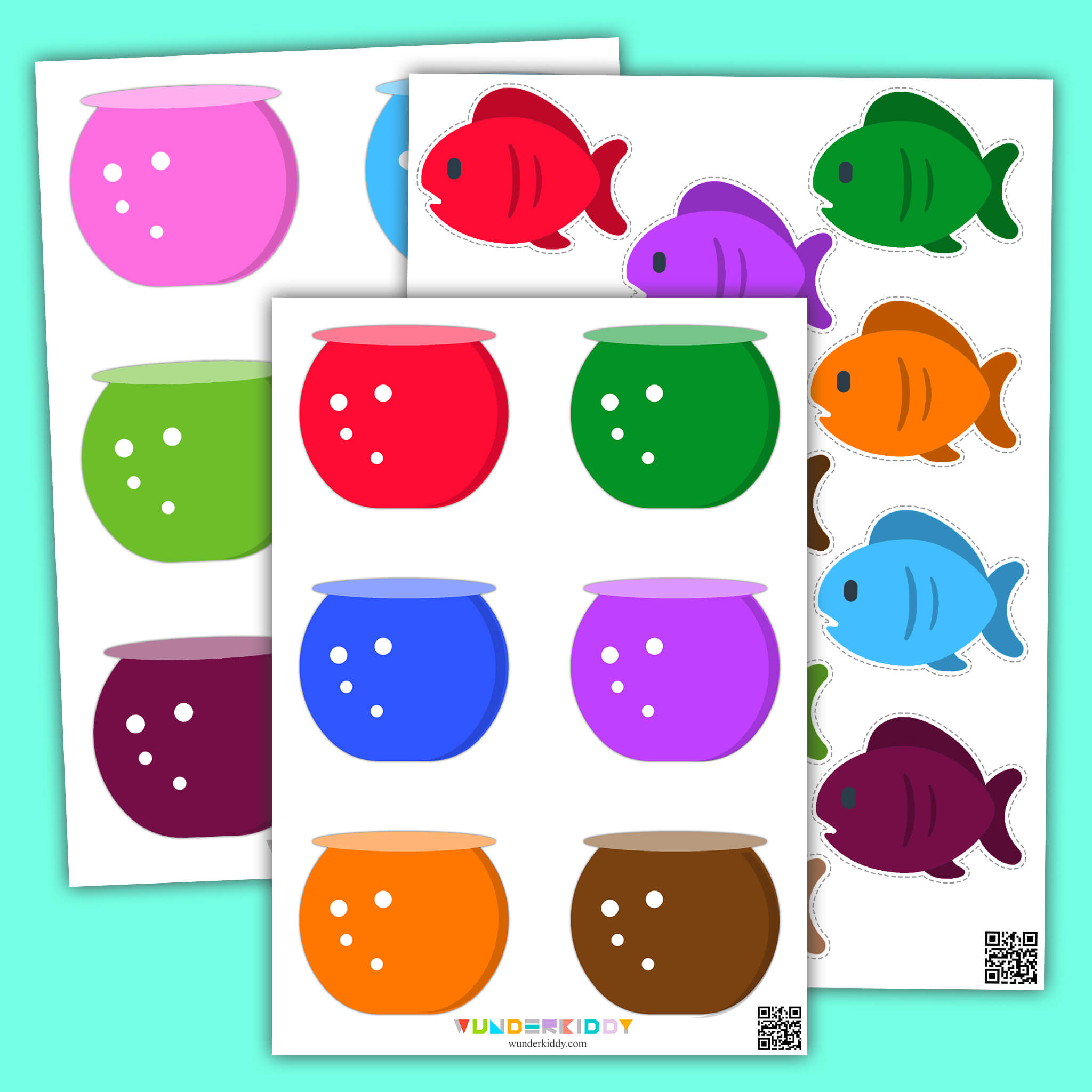 Free Printable Fish Bowl Craft Template for Kindergarten