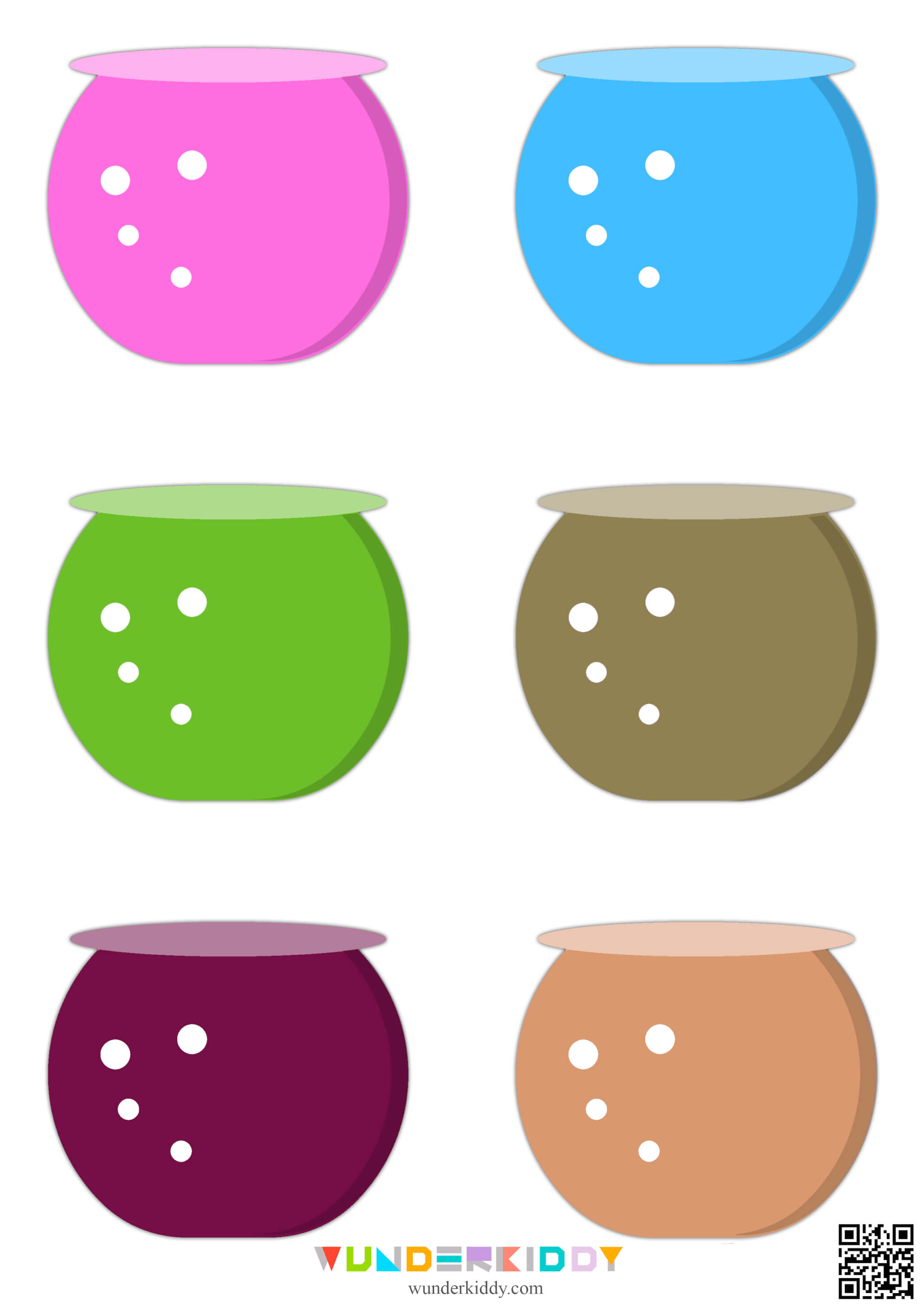 Farbe zuordnen Lernspiel «Fischglas» - Bild 3