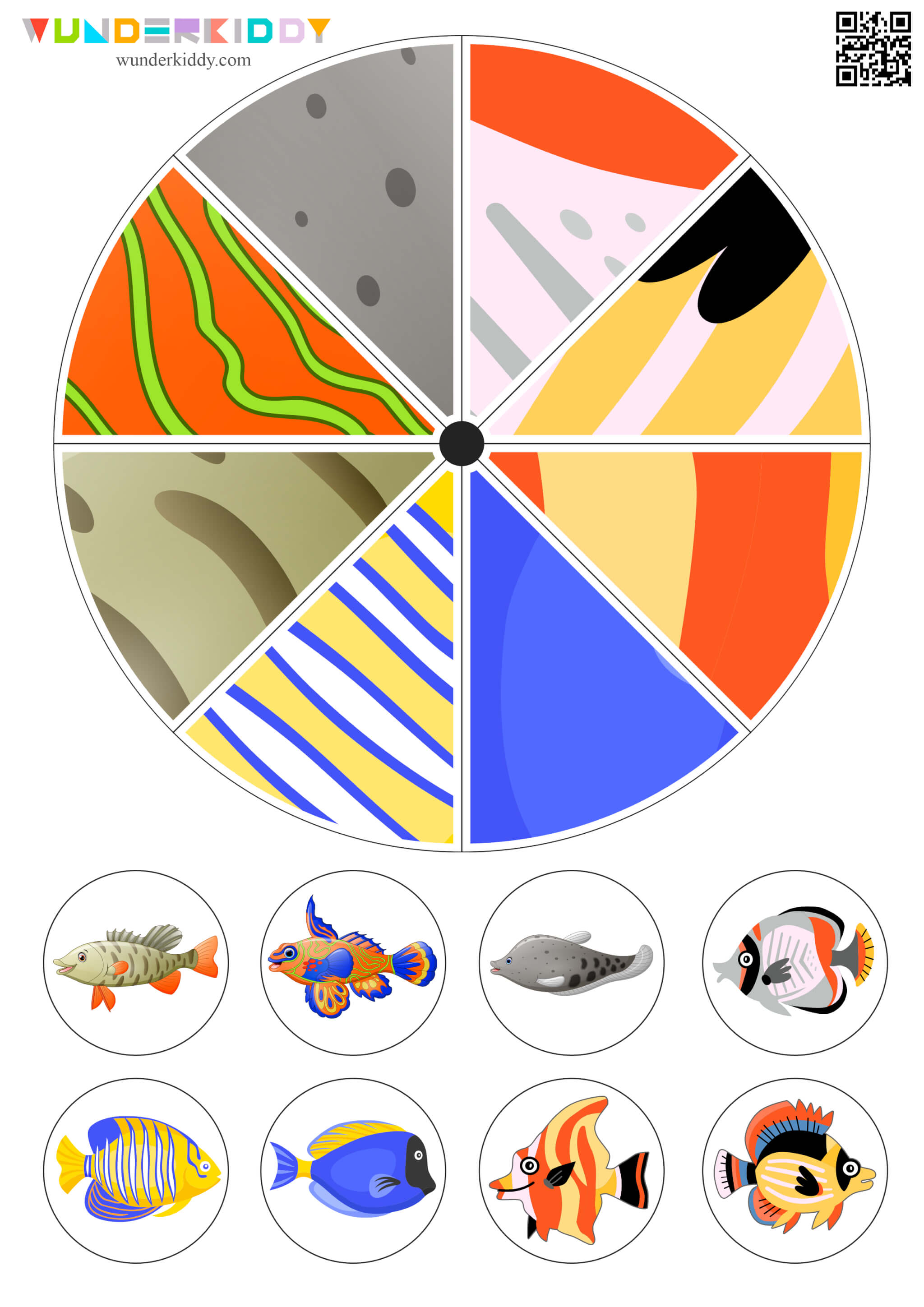Навчальна гра «Підбери рибок» для 2-4 років - Зображення 5