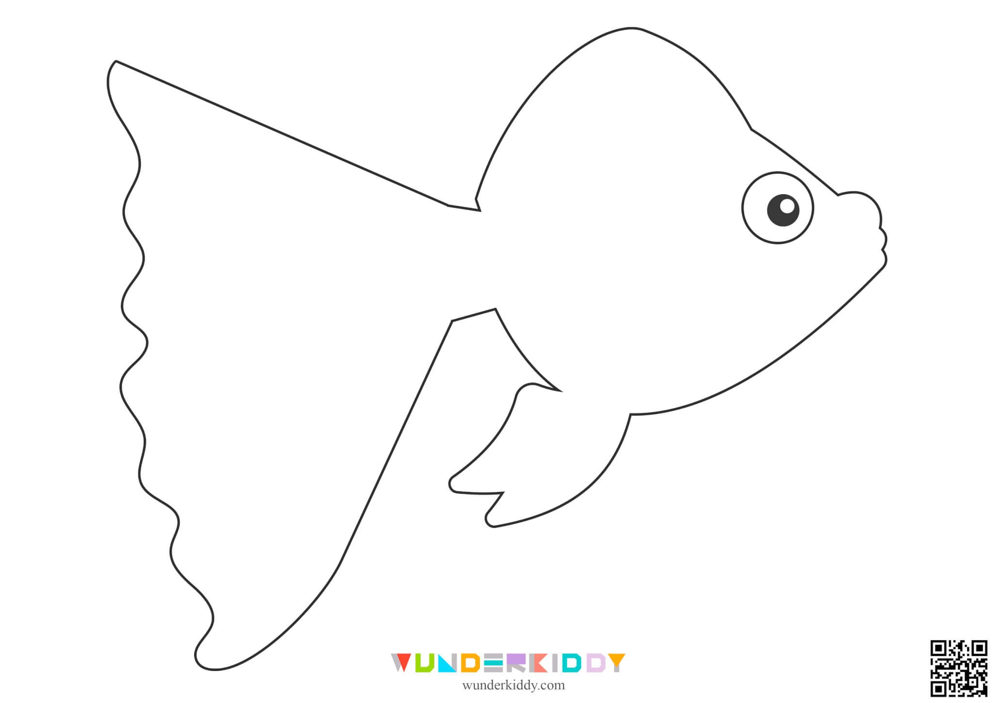 Free Printable Fish Outline Template Pages For Paper Crafts Free Printable Fish Outline Template Pages For Paper Crafts
