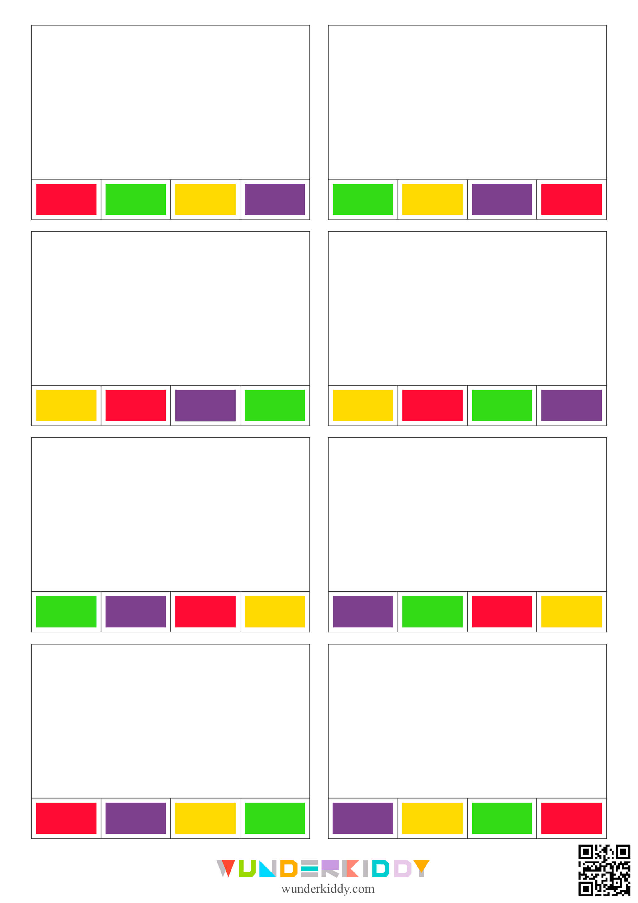 Summer Flip Flop Color Sequence Activity - Image 2