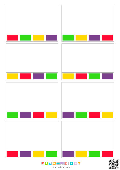 Summer Flip Flop Color Sequence Activity - Image 3