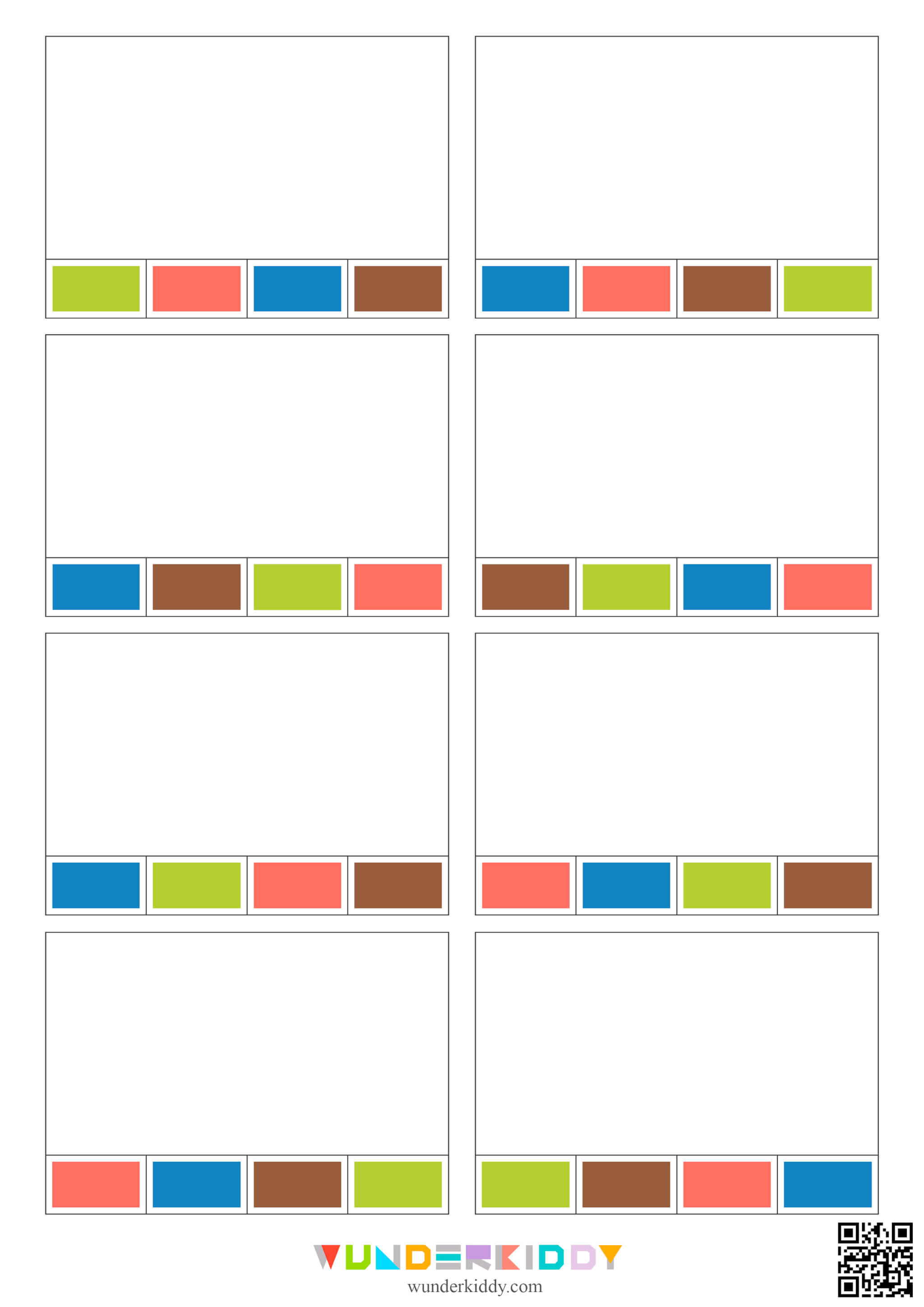 Summer Flip Flop Color Sequence Activity - Image 4