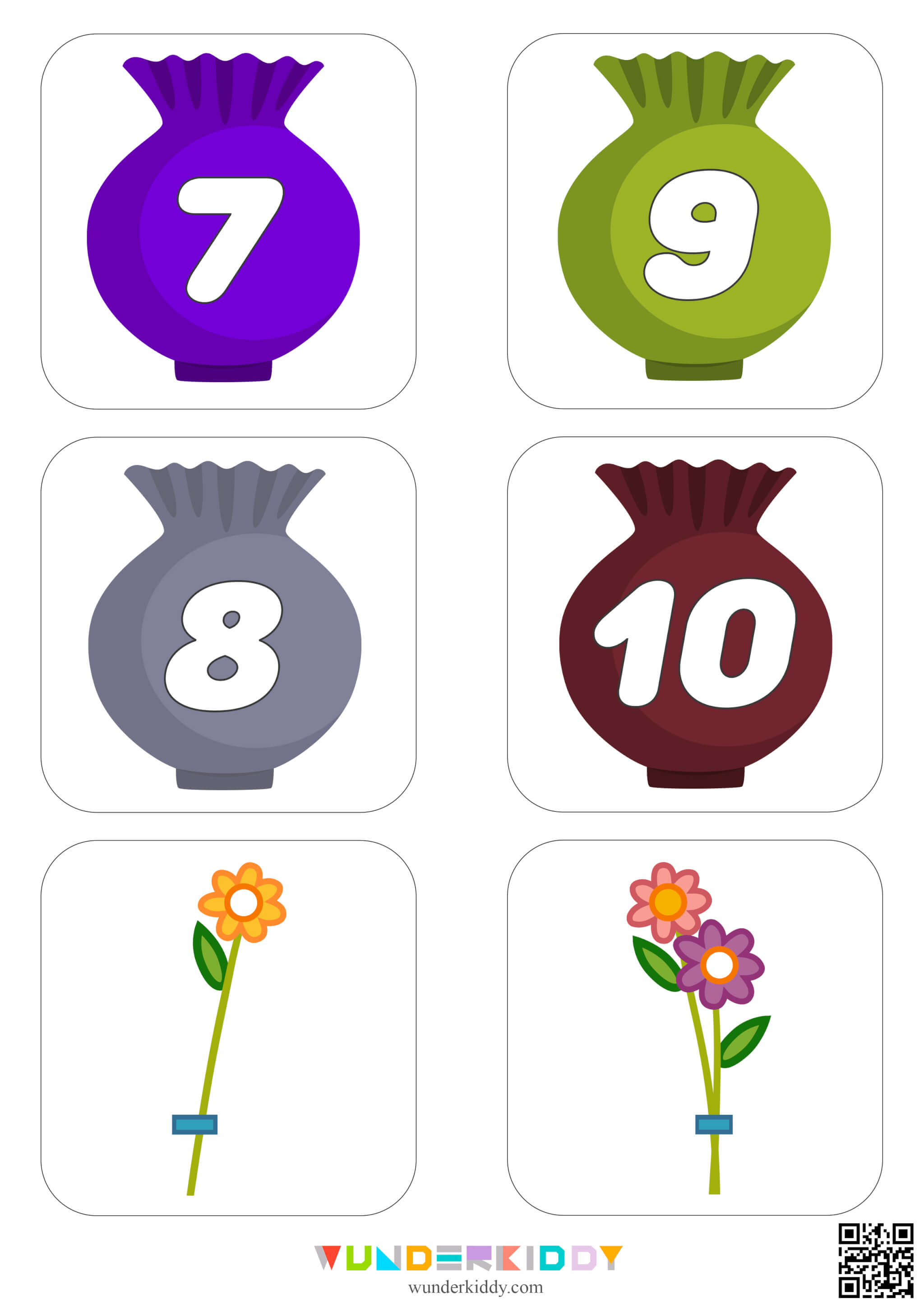 Flower Counting 1-10 Activity - Image 3