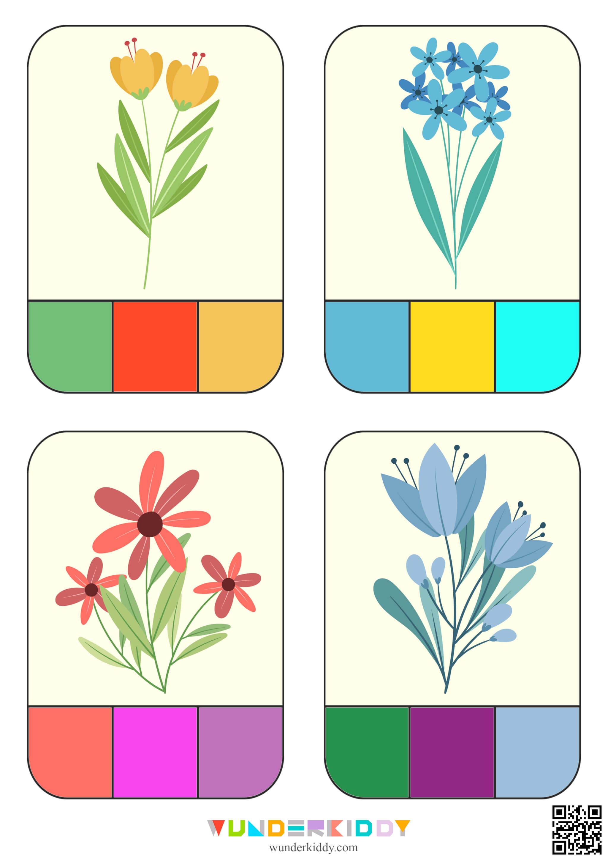 Spring Flower Color Match Game - Image 4