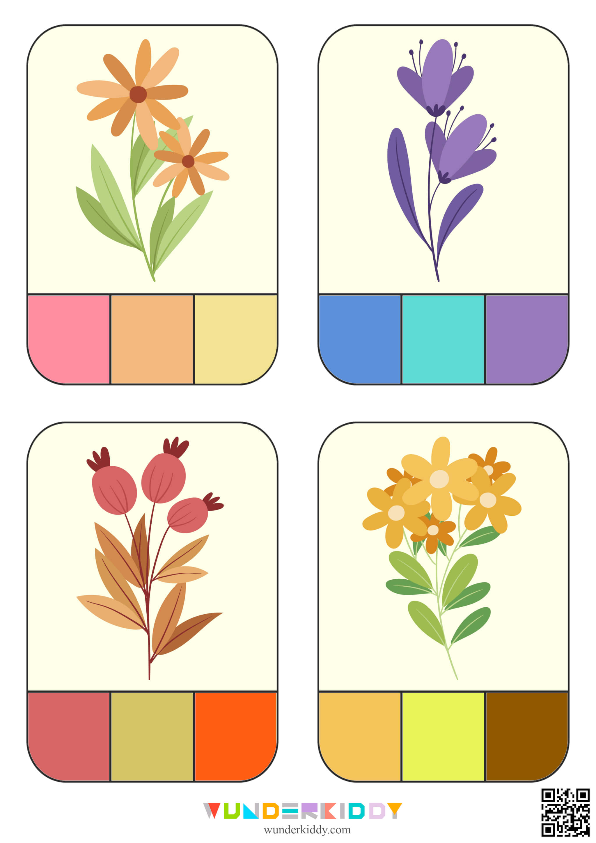 Spring Flower Color Match Game - Image 5