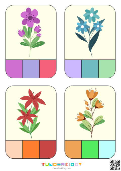Spring Flower Color Match Game - Image 6