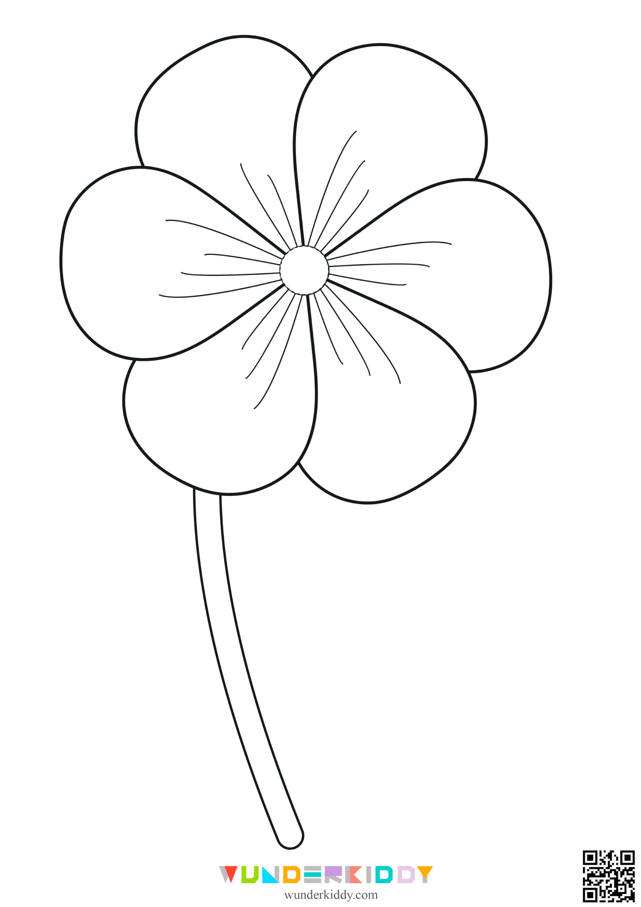 Flower Printable Coloring Pages - Image 4