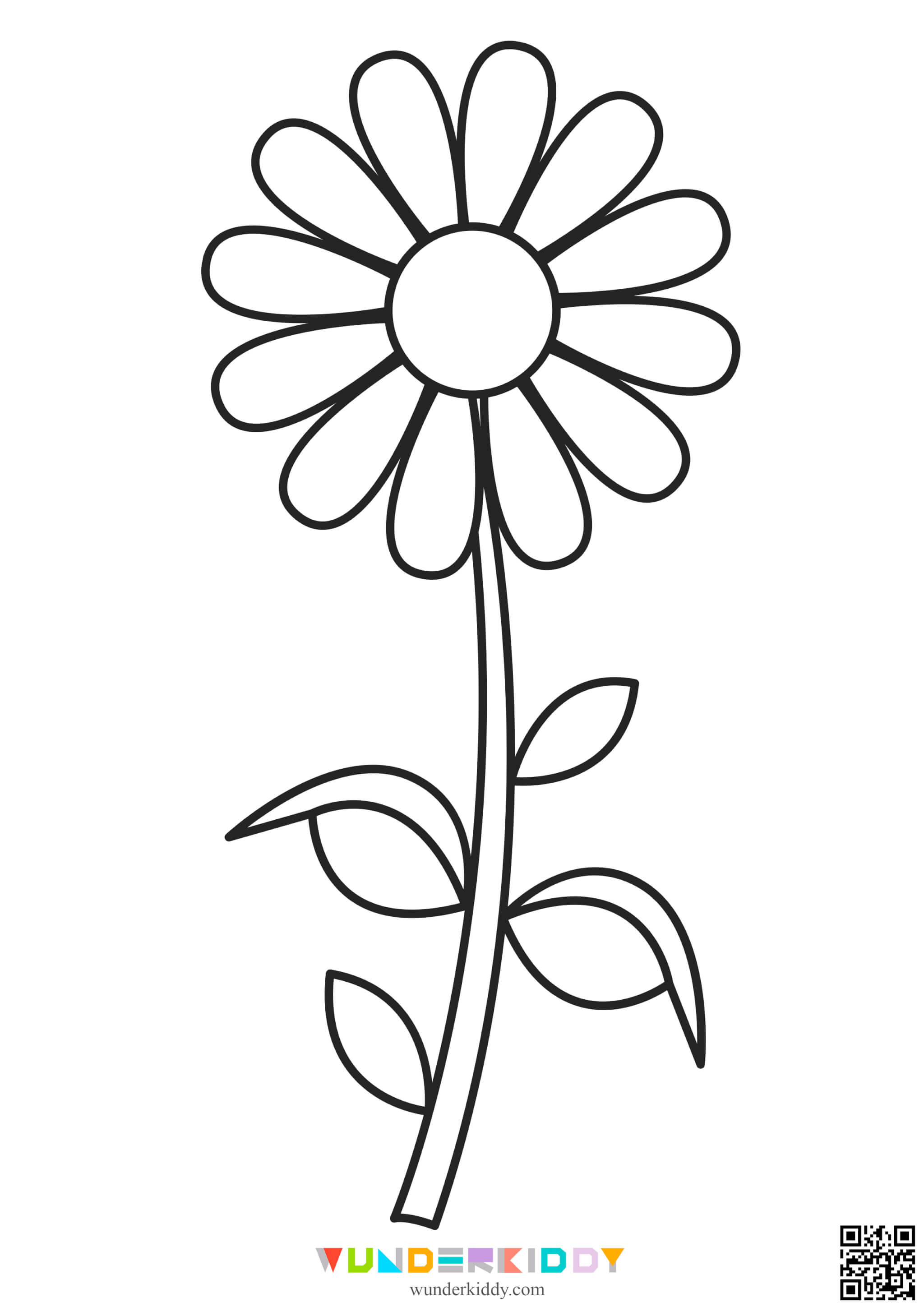 Flower Printable Coloring Pages - Image 8