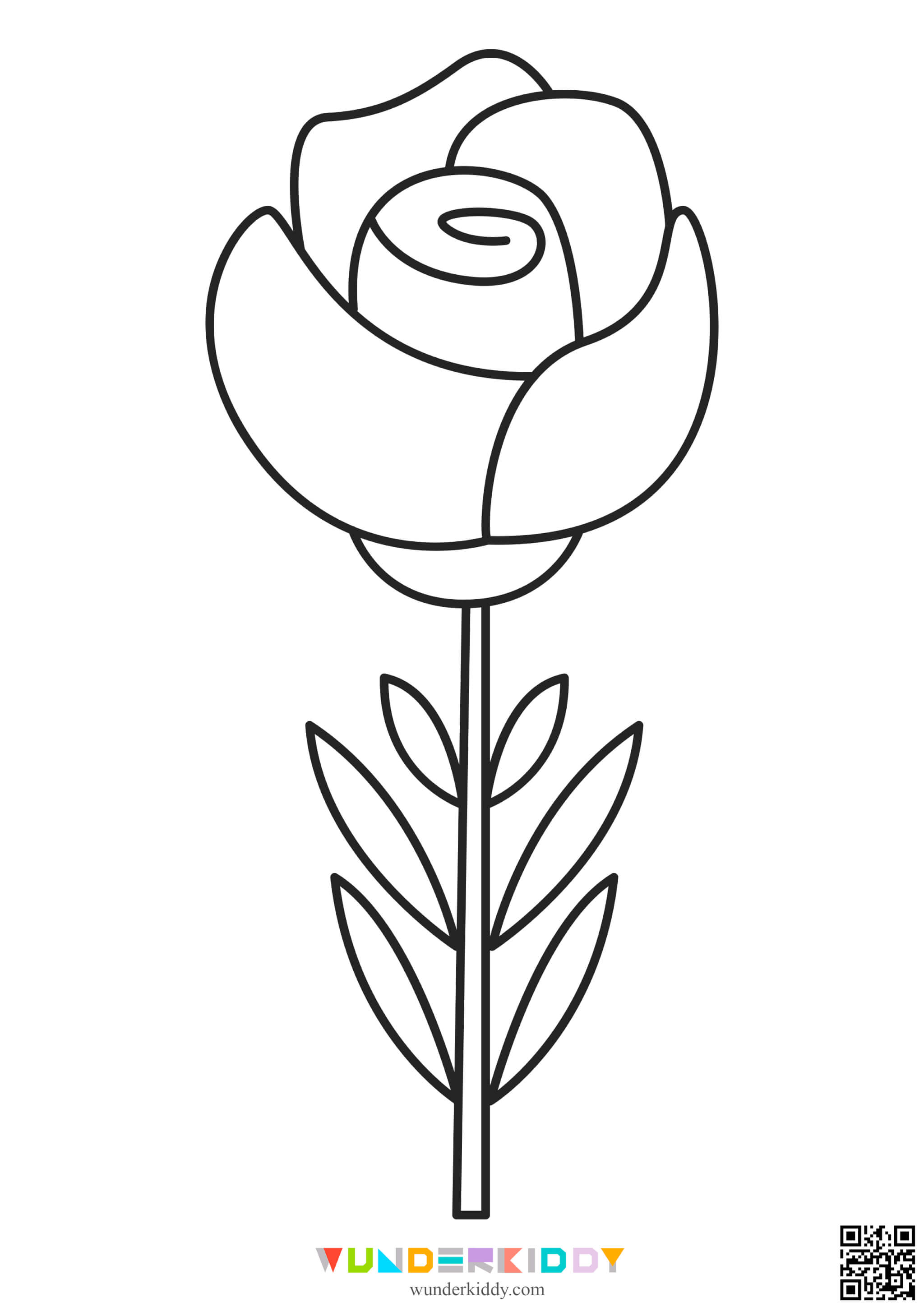 Flower Printable Coloring Pages - Image 9