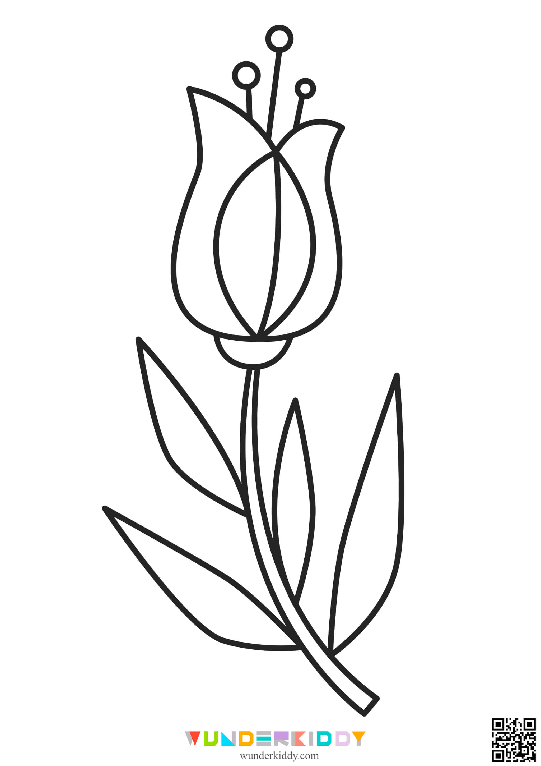 Flower Printable Coloring Pages - Image 11