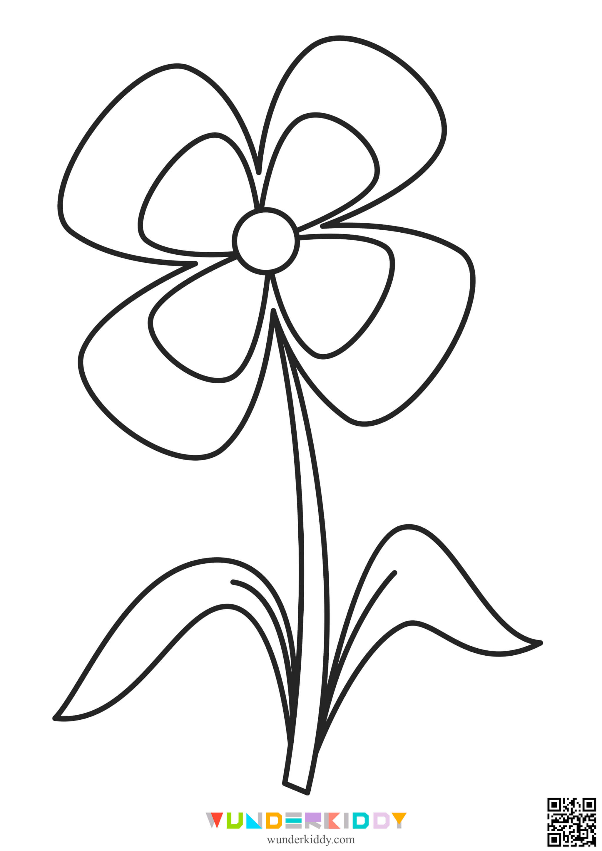 Flower Printable Coloring Pages - Image 18