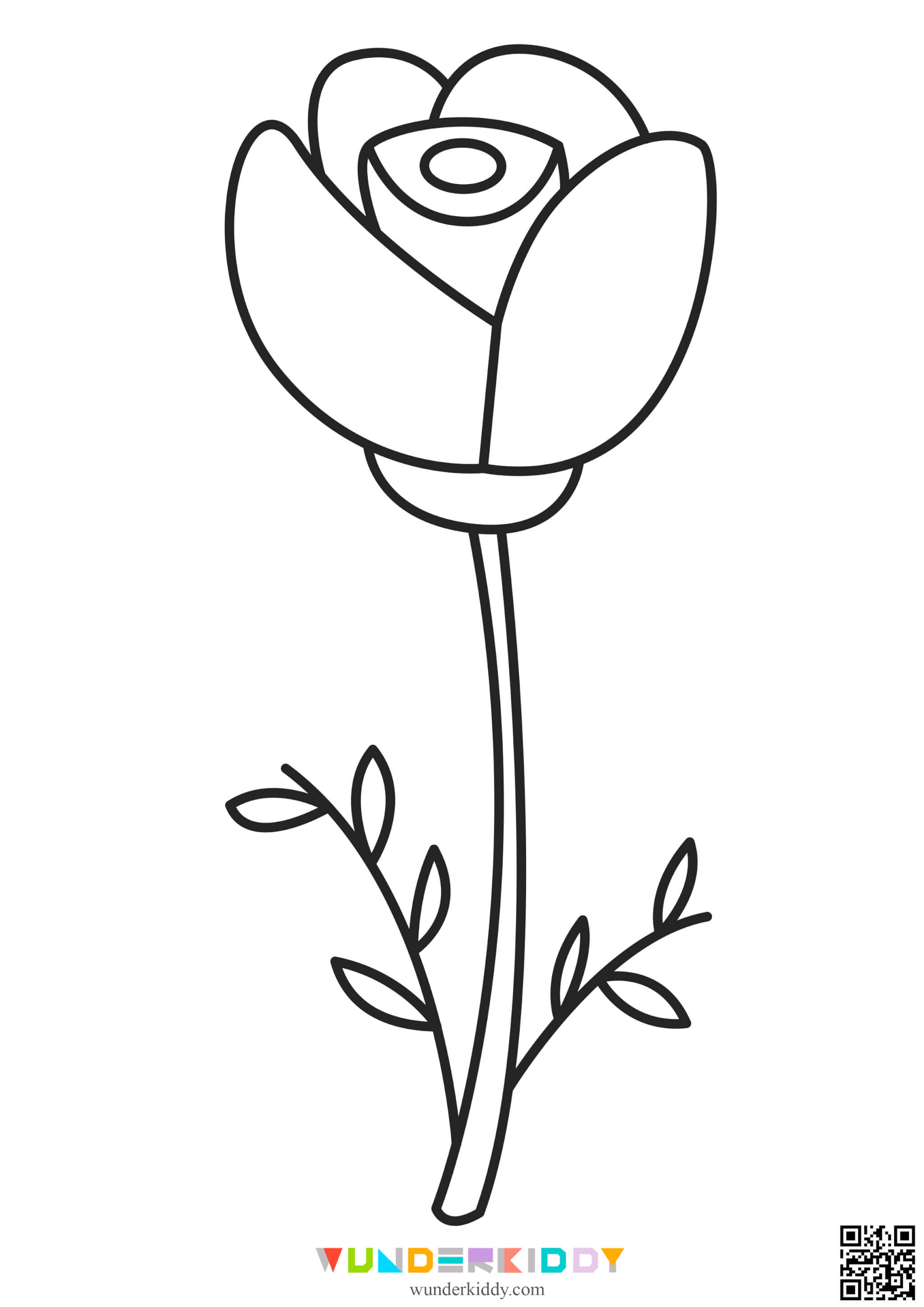 Flower Printable Coloring Pages - Image 19