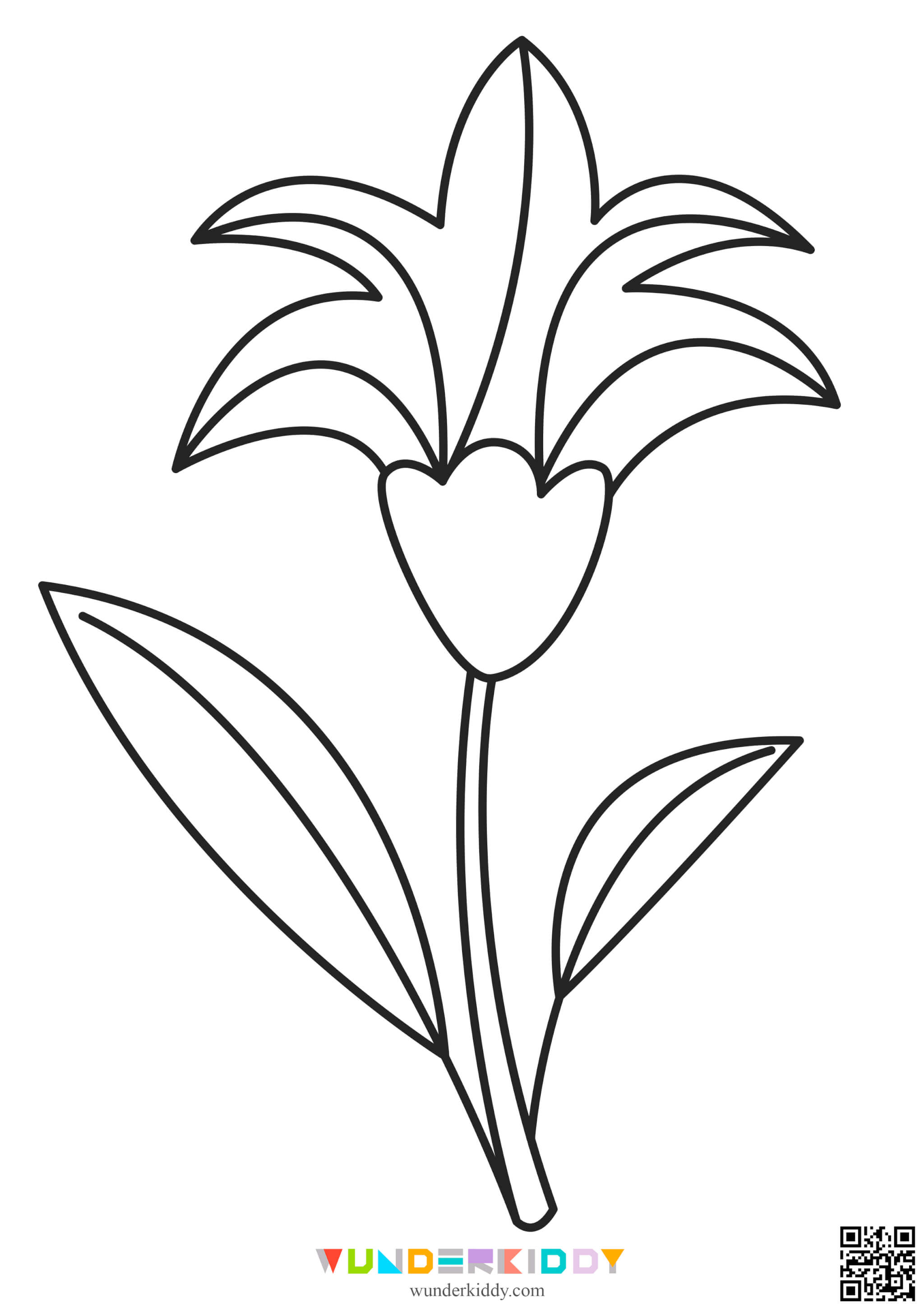 Flower Printable Coloring Pages - Image 20
