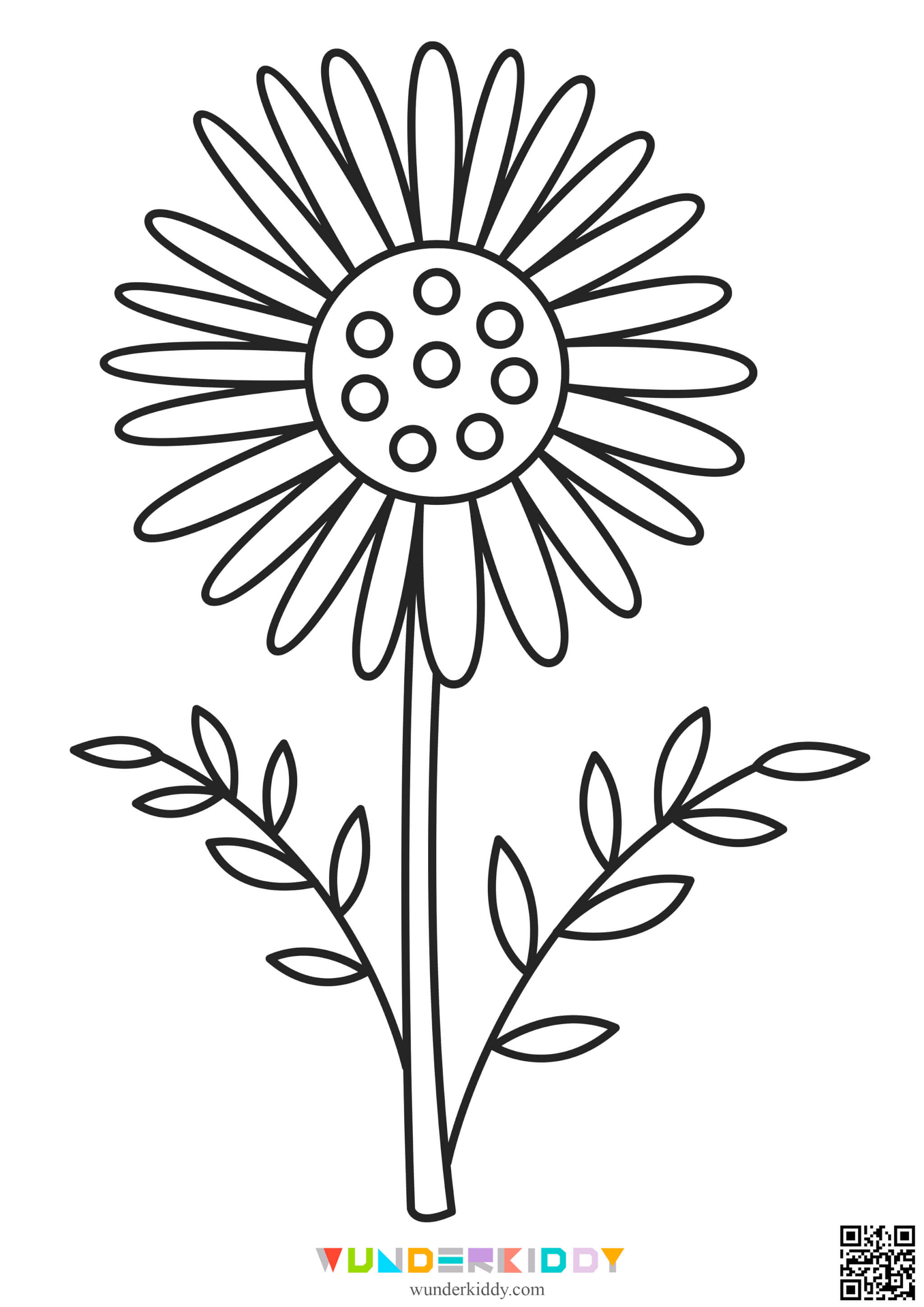 Flower Printable Coloring Pages - Image 24