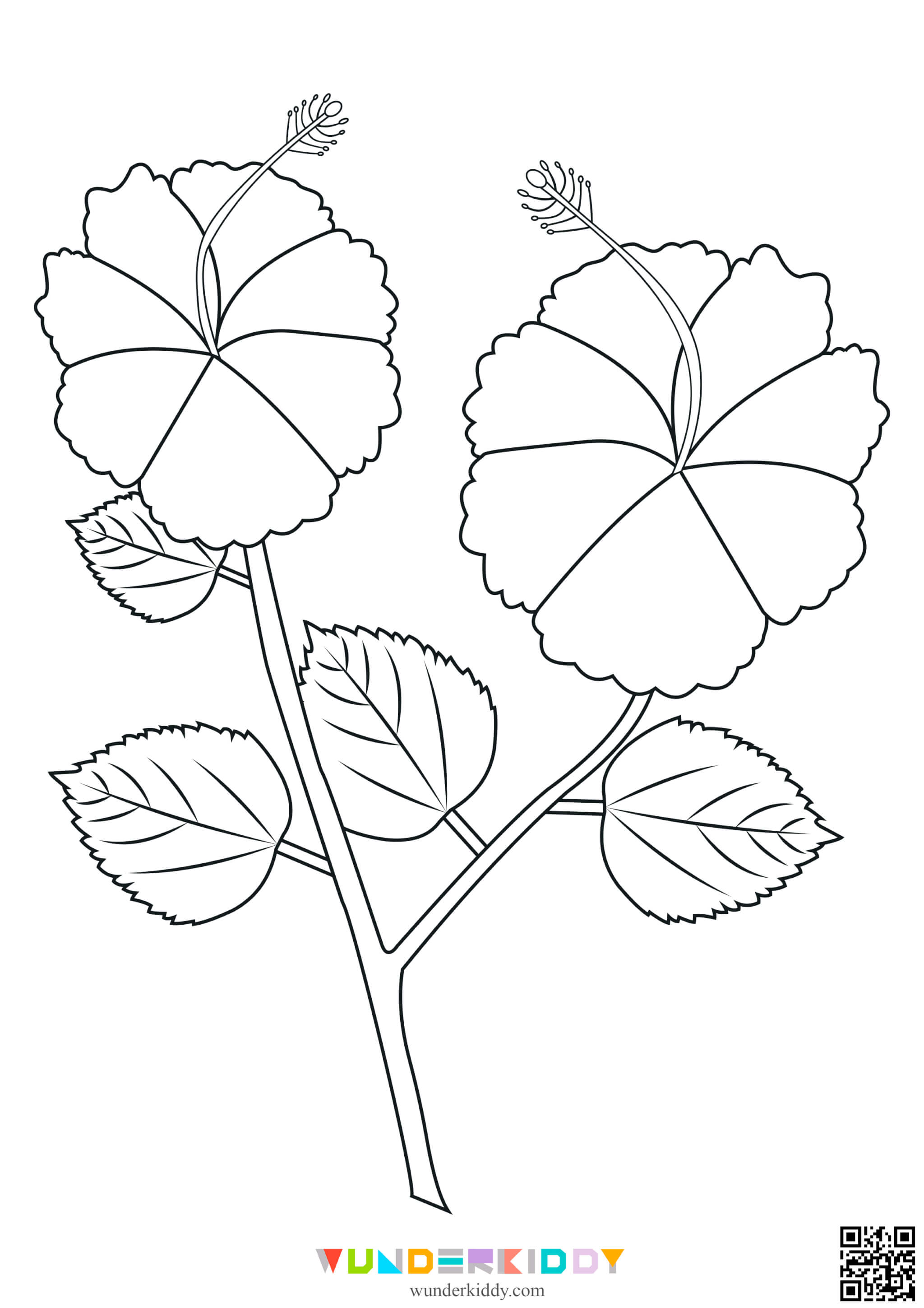Flower Printable Coloring Pages - Image 25