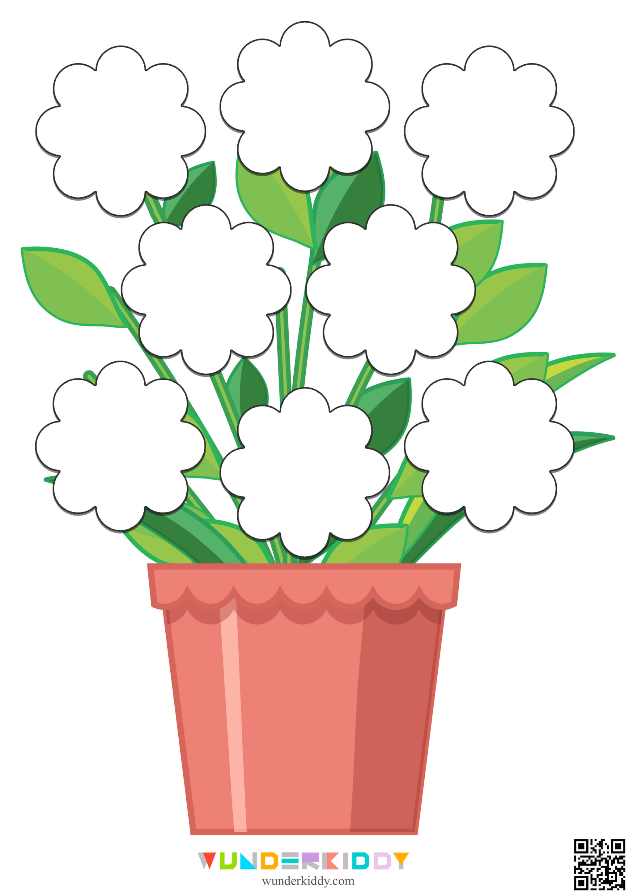 Учим цвета: расставь цветы по шаблону - Изображение 2