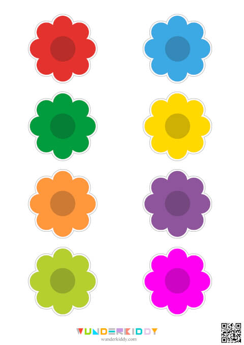 Jeu d’association des couleurs sur les fleurs - Image 4
