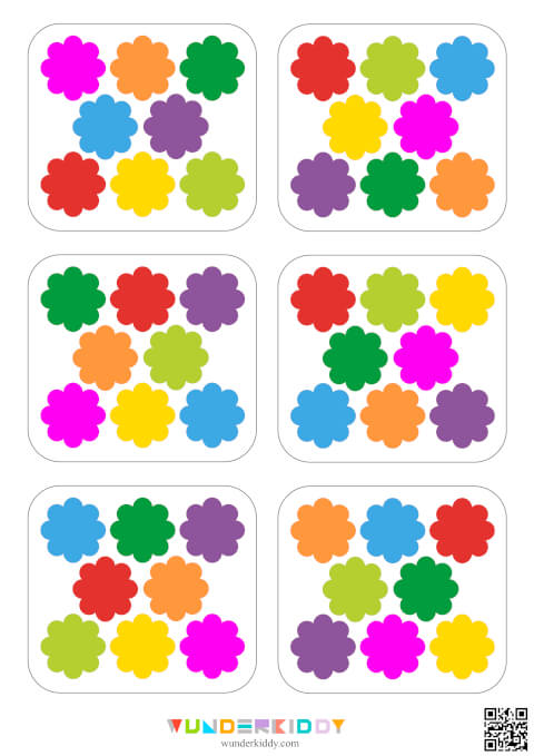Jeu d’association des couleurs sur les fleurs - Image 5