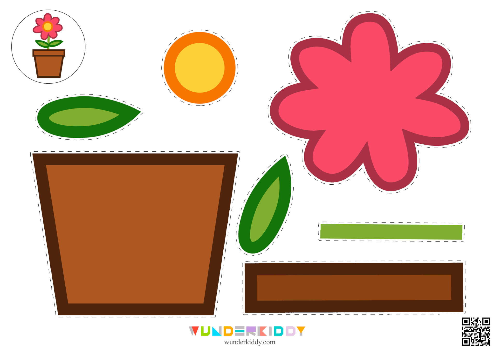 Free Flower Craft Templates - Image 4
