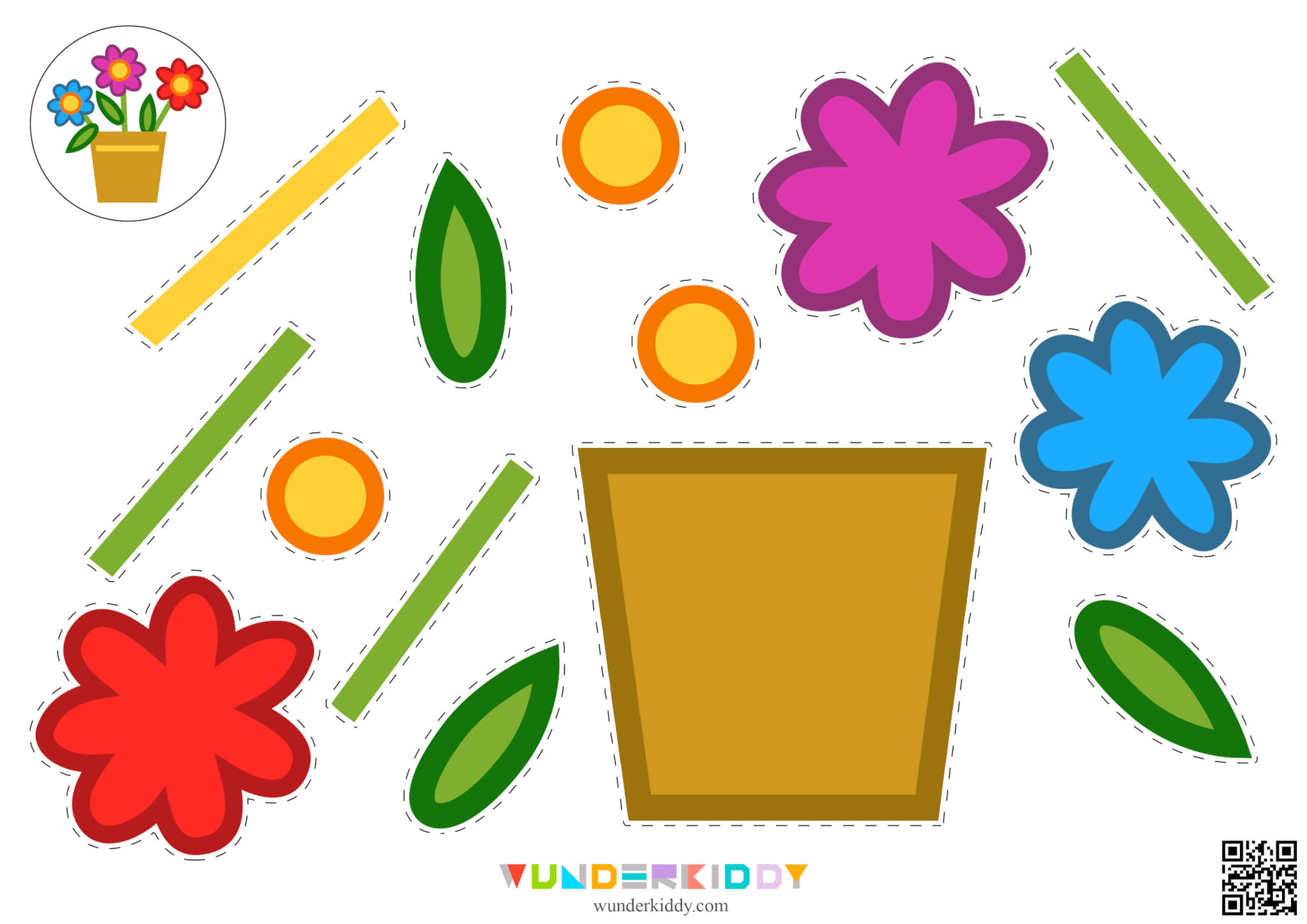 Free Flower Craft Templates - Image 6