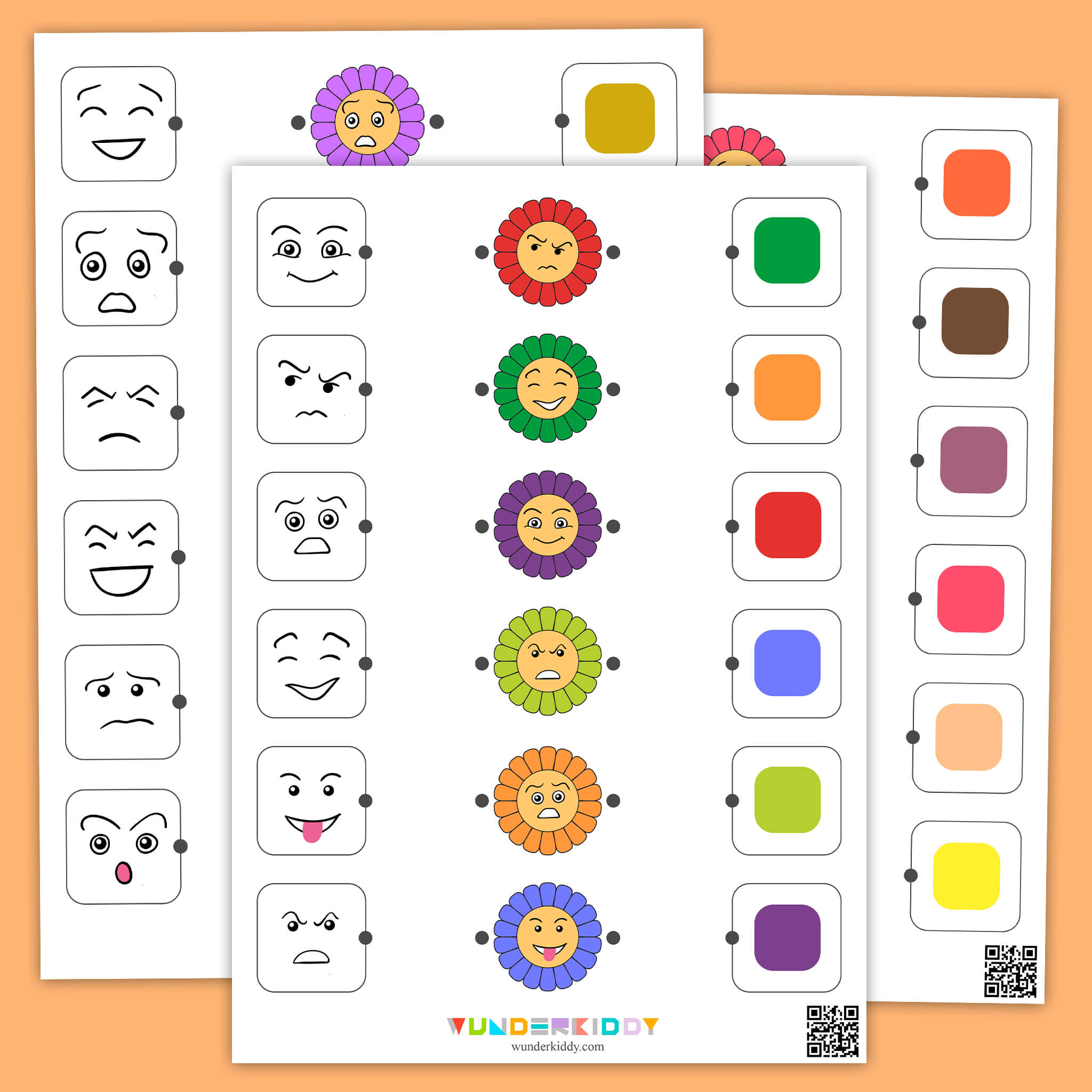 Розвиток емоційного інтелекту: зістав колір та емоцію