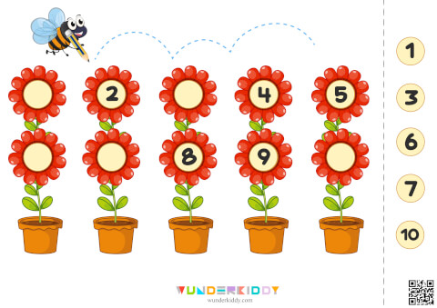 Flower Numbers Activity - Image 3