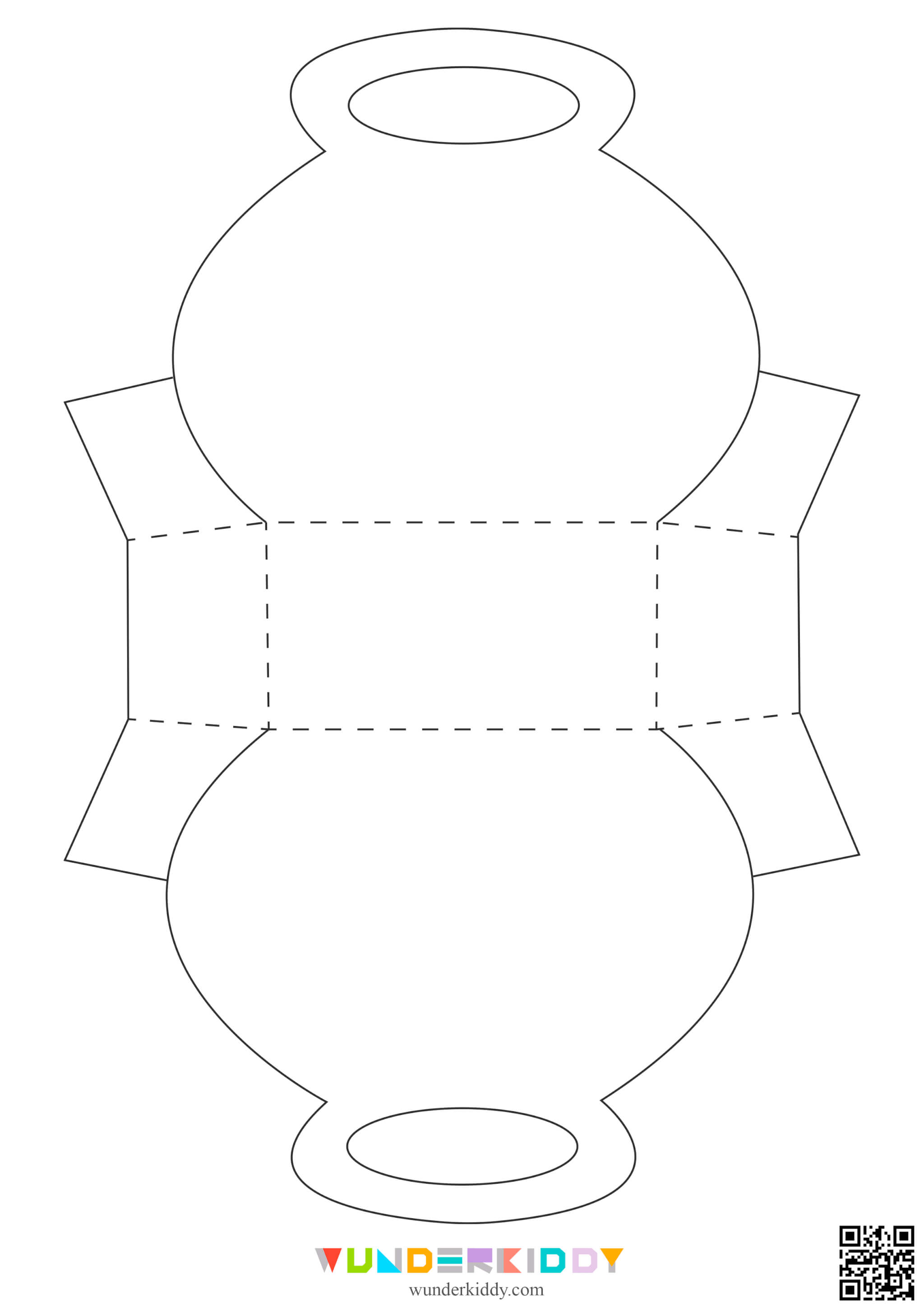 Free Printable Flower Pot Paper Craft Template For Children Free Printable Flower Pot Paper Craft Template For Children