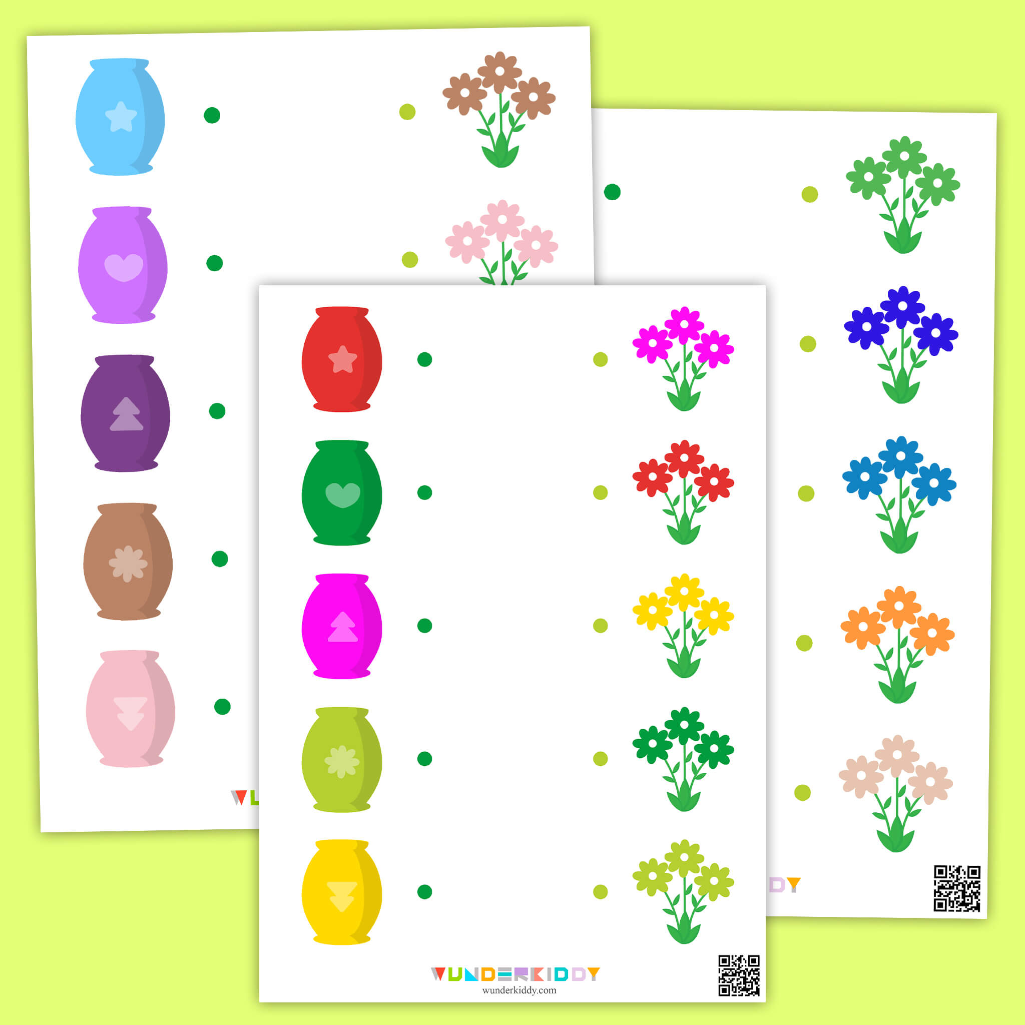 Flower Pot Worksheets