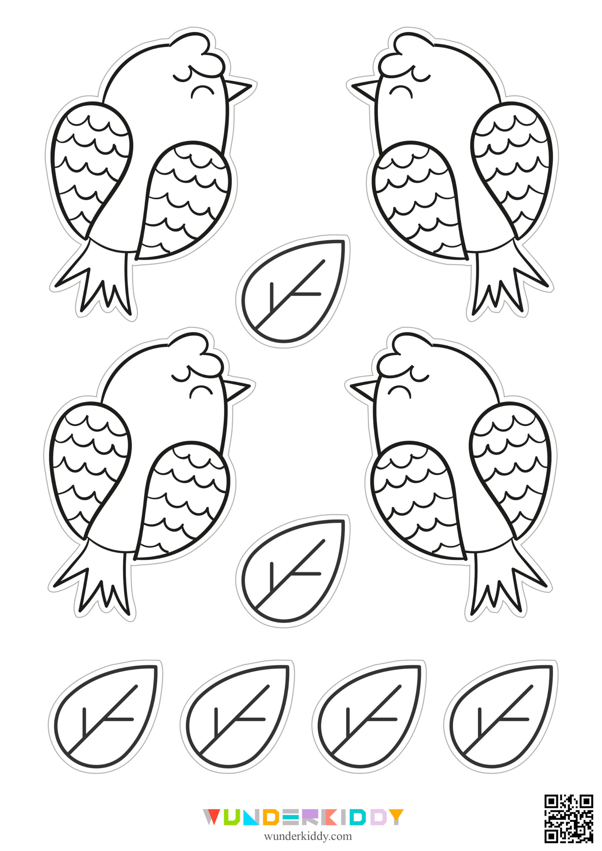 DIY Spring Decoration: Paper Flower Wreath Template - Image 4