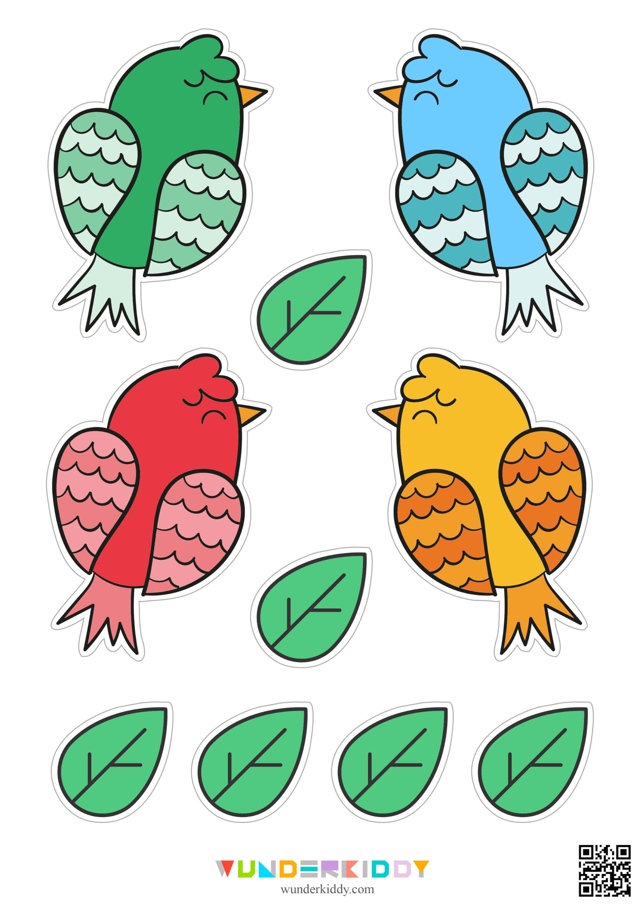 DIY Spring Decoration: Paper Flower Wreath Template - Image 6