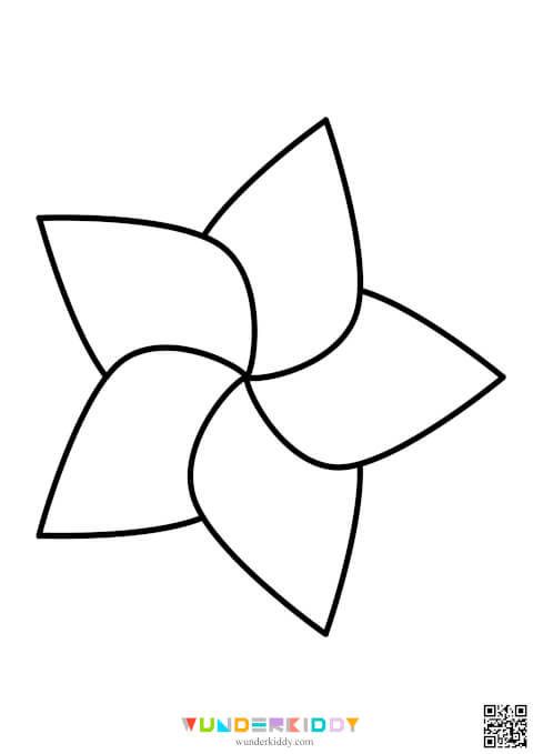 Flowers Coloring Pages for Kids - Image 5