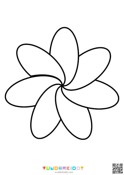 Flowers Coloring Pages for Kids - Image 9