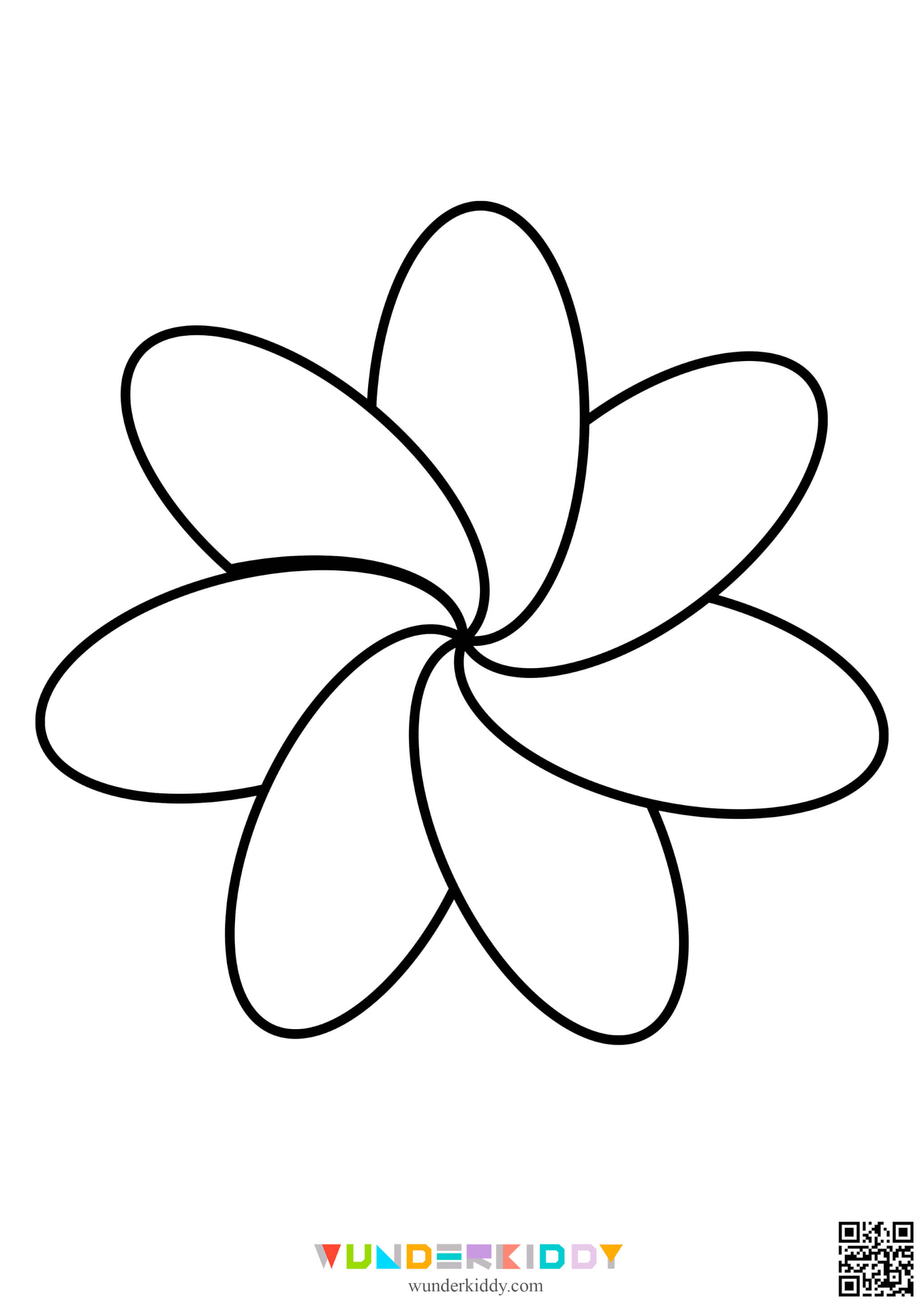 Flowers Coloring Pages for Kids - Image 9