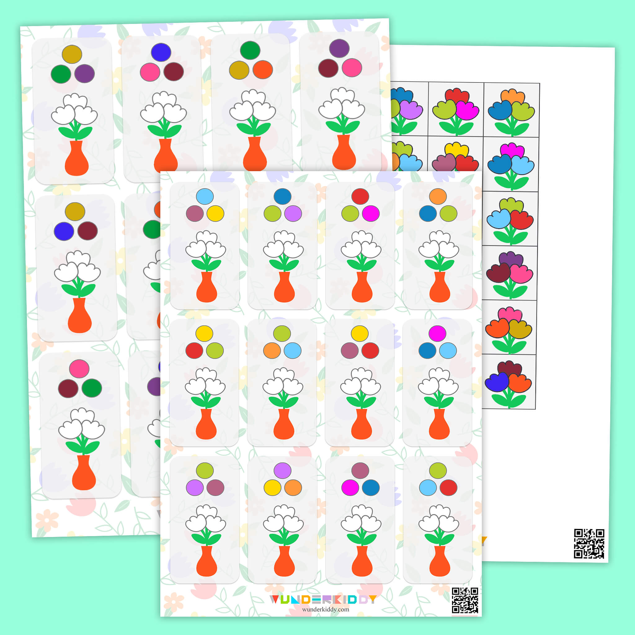 Flowers Color Matching Game