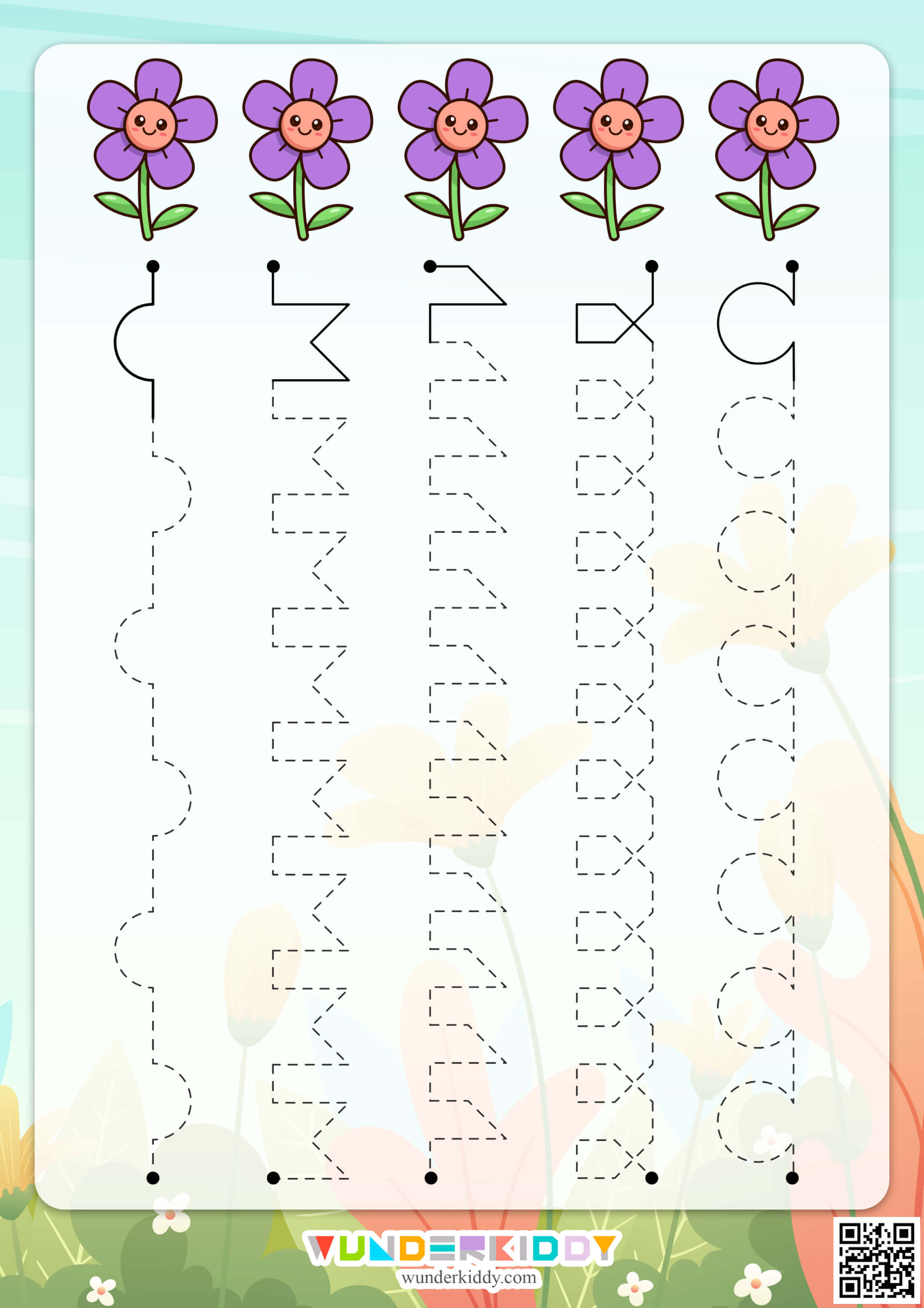 Spring Line Tracing Activity Sheets - Image 6