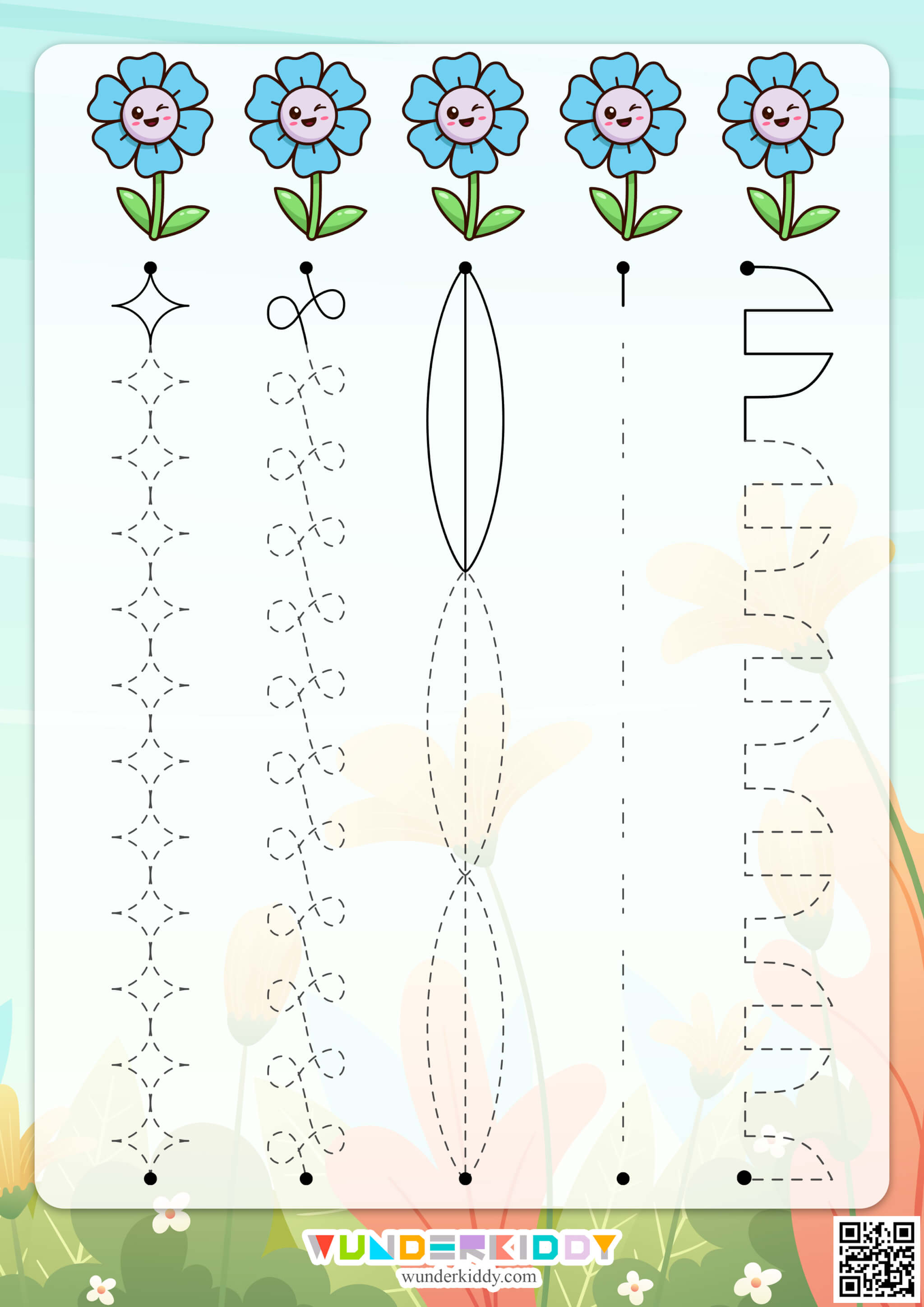 Spring Line Tracing Activity Sheets - Image 7