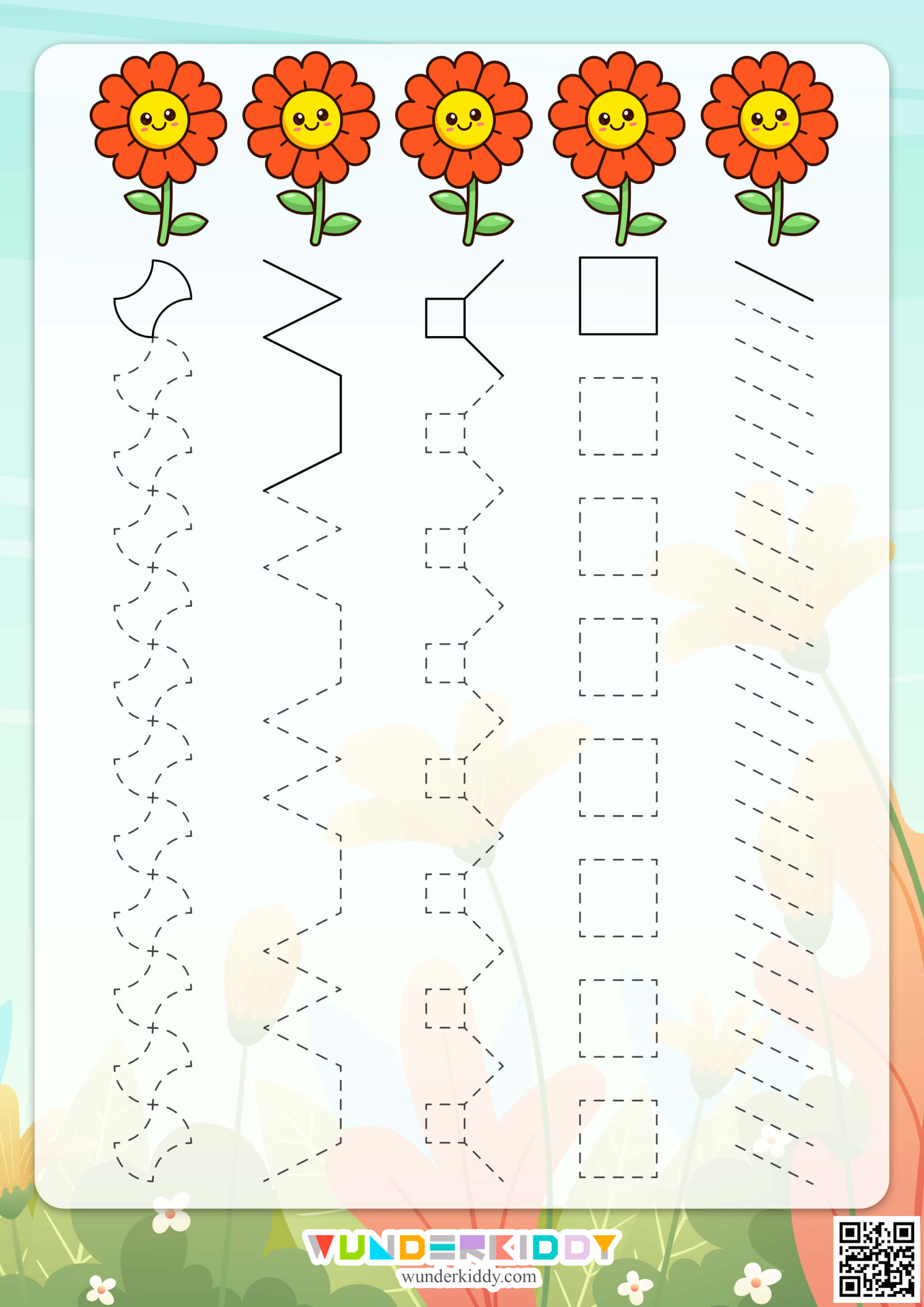 Spring Line Tracing Activity Sheets - Image 10