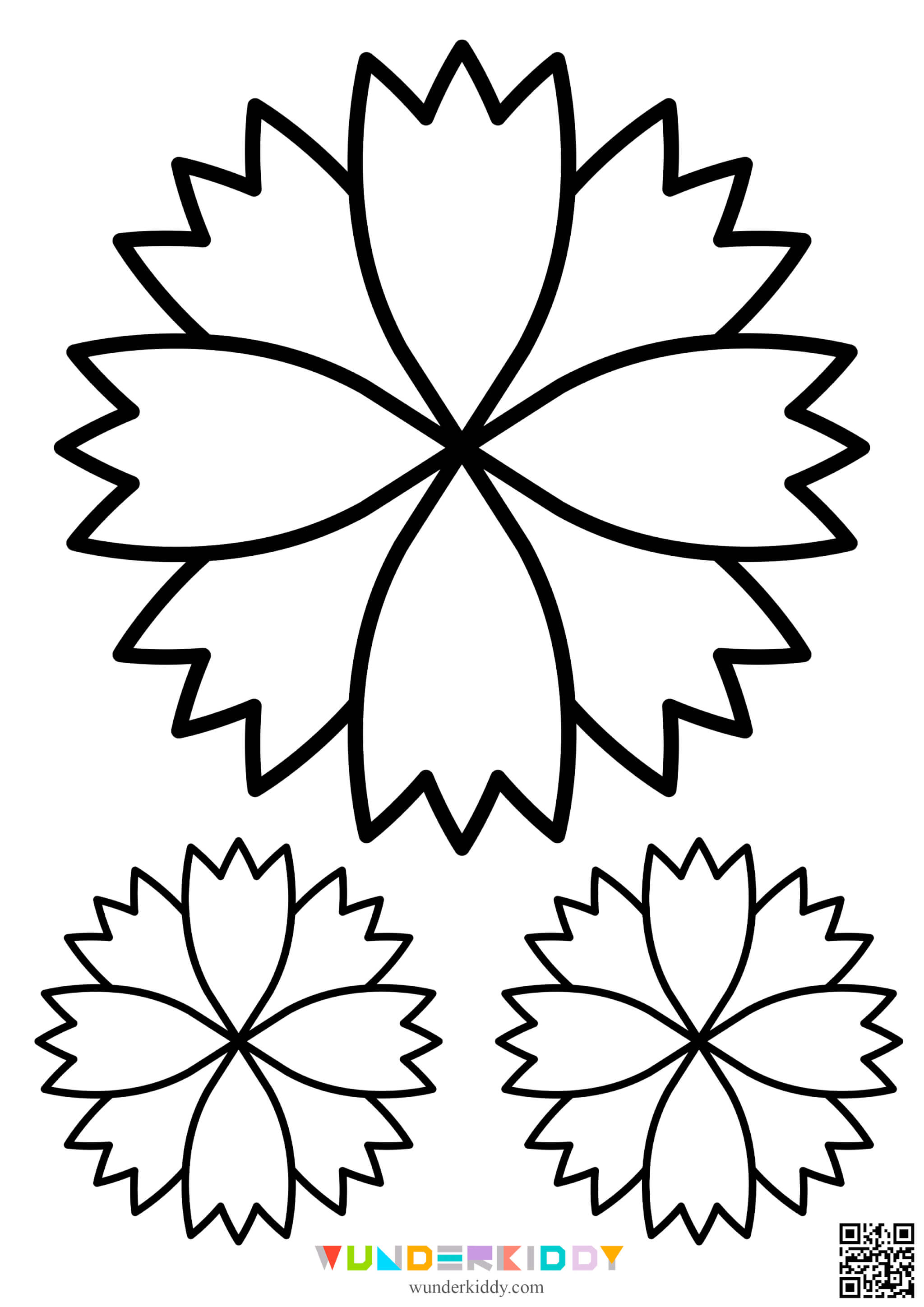 Шаблони «Квіти» для вирізання - Зображення 7