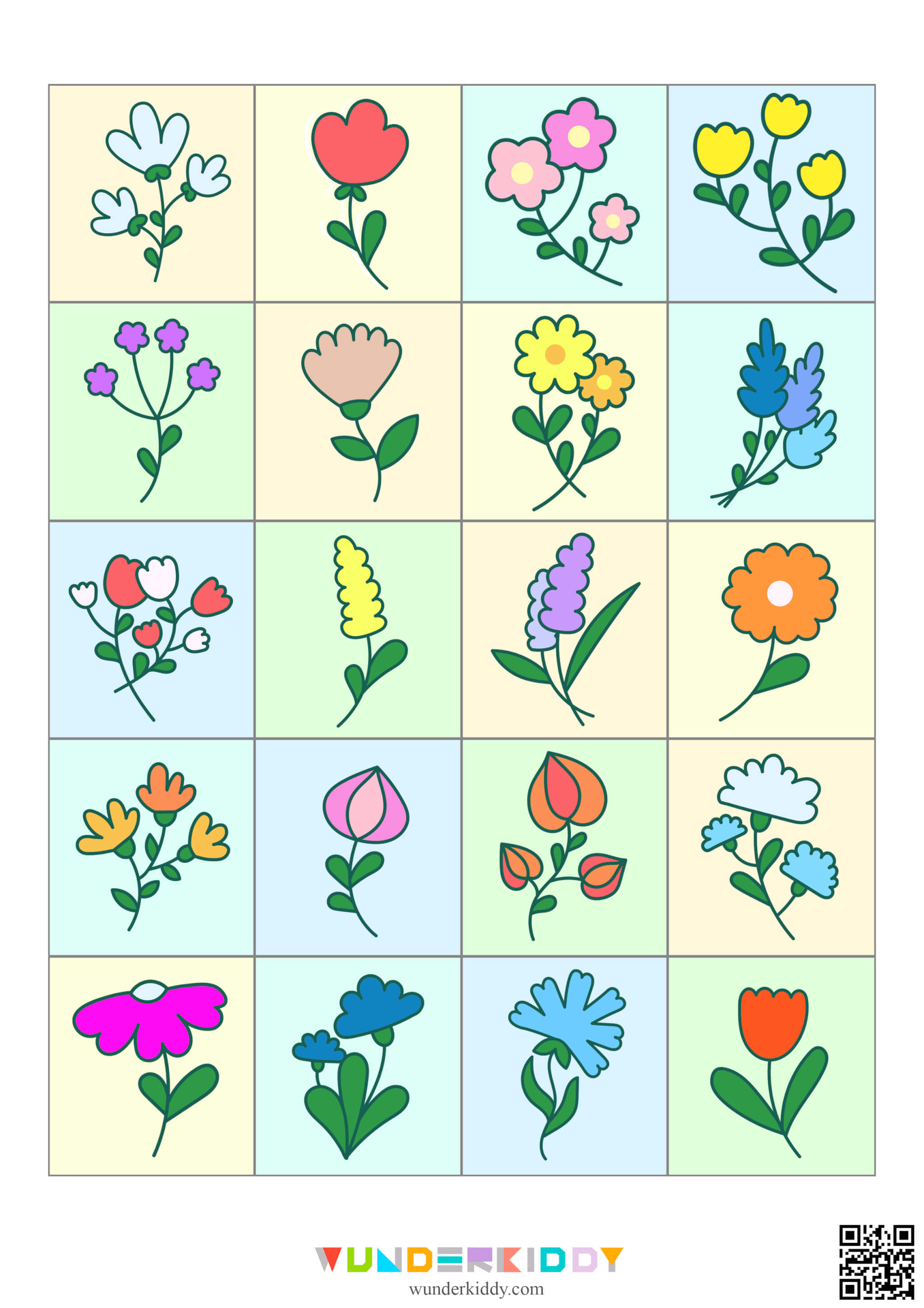 Flowers Shadow Matching Game - Image 3