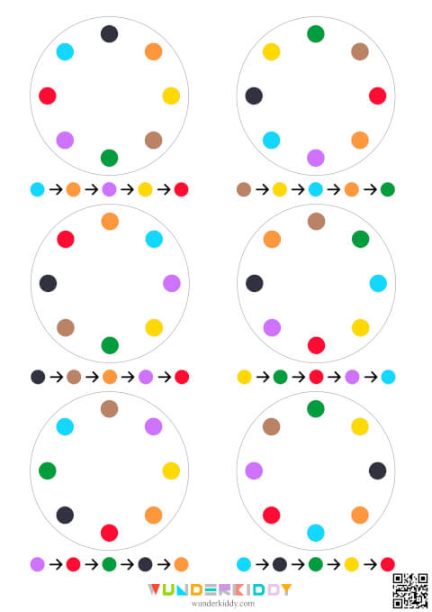 Secuencia de colores: Unir los puntos - Imagen 3