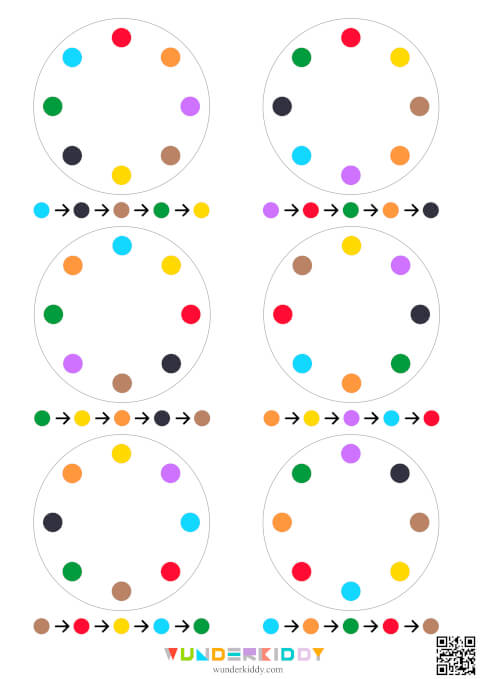 Secuencia de colores: Unir los puntos - Imagen 4