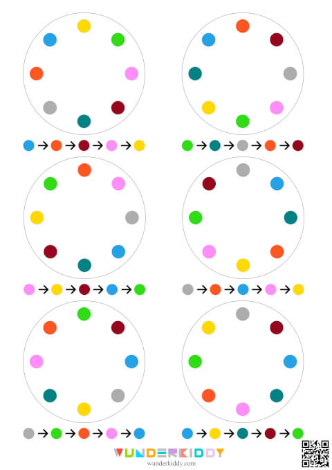 Secuencia de colores: Unir los puntos - Imagen 5
