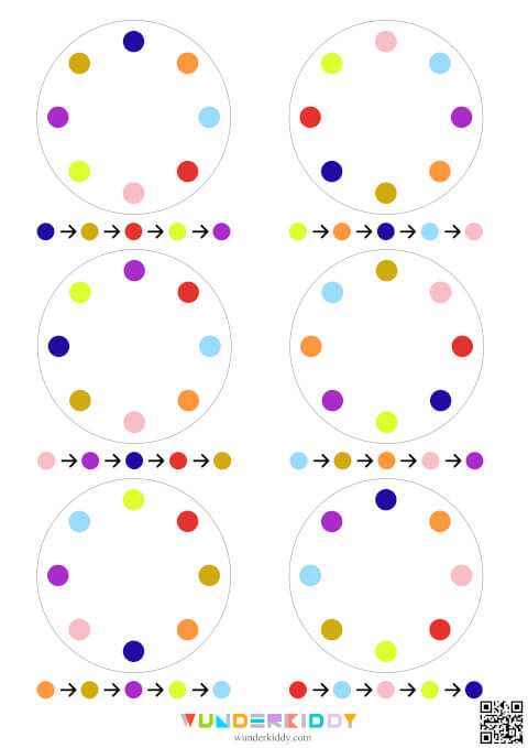 Secuencia de colores: Unir los puntos - Imagen 6