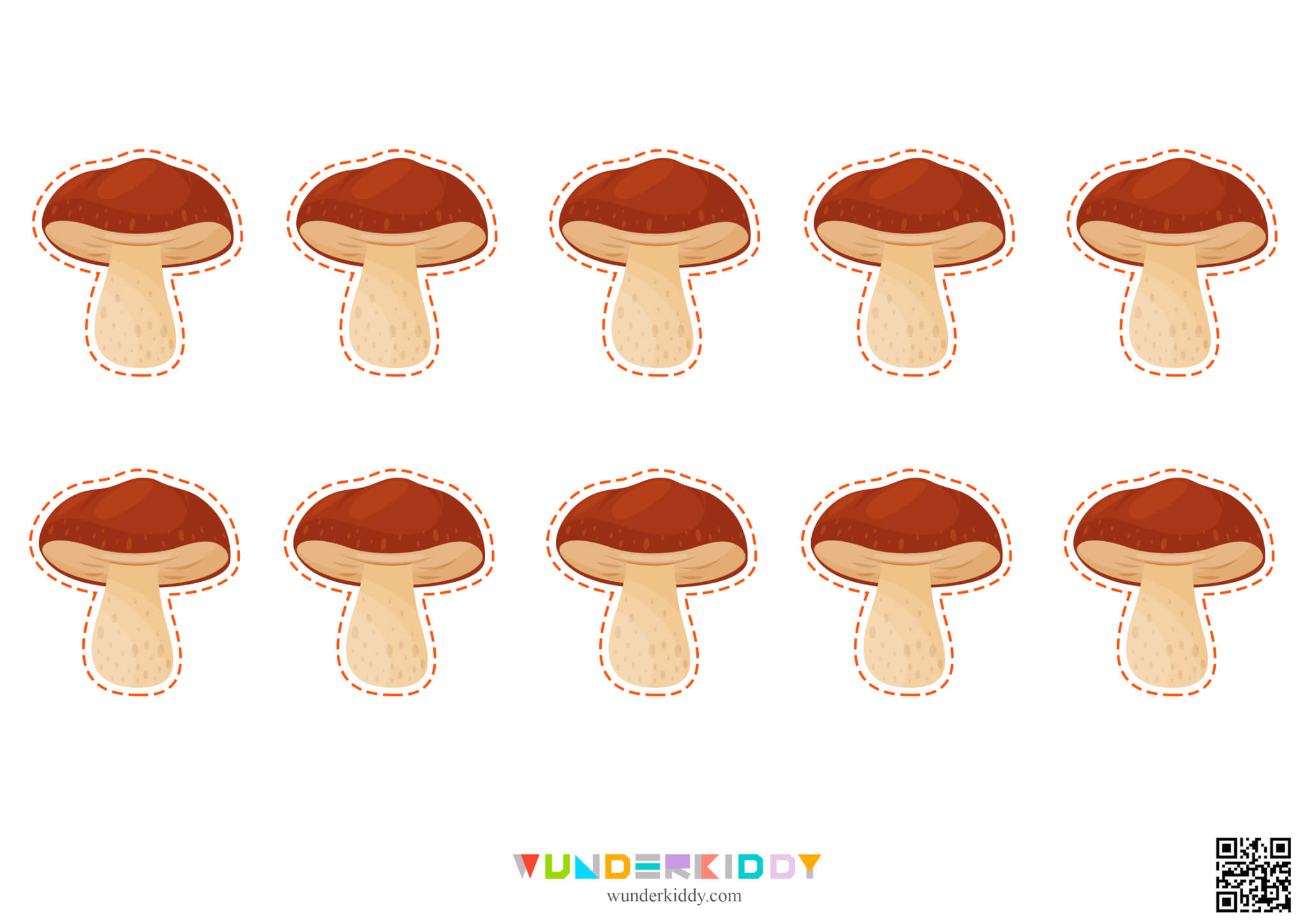 Activity sheet «Forest mushrooms» - Image 4